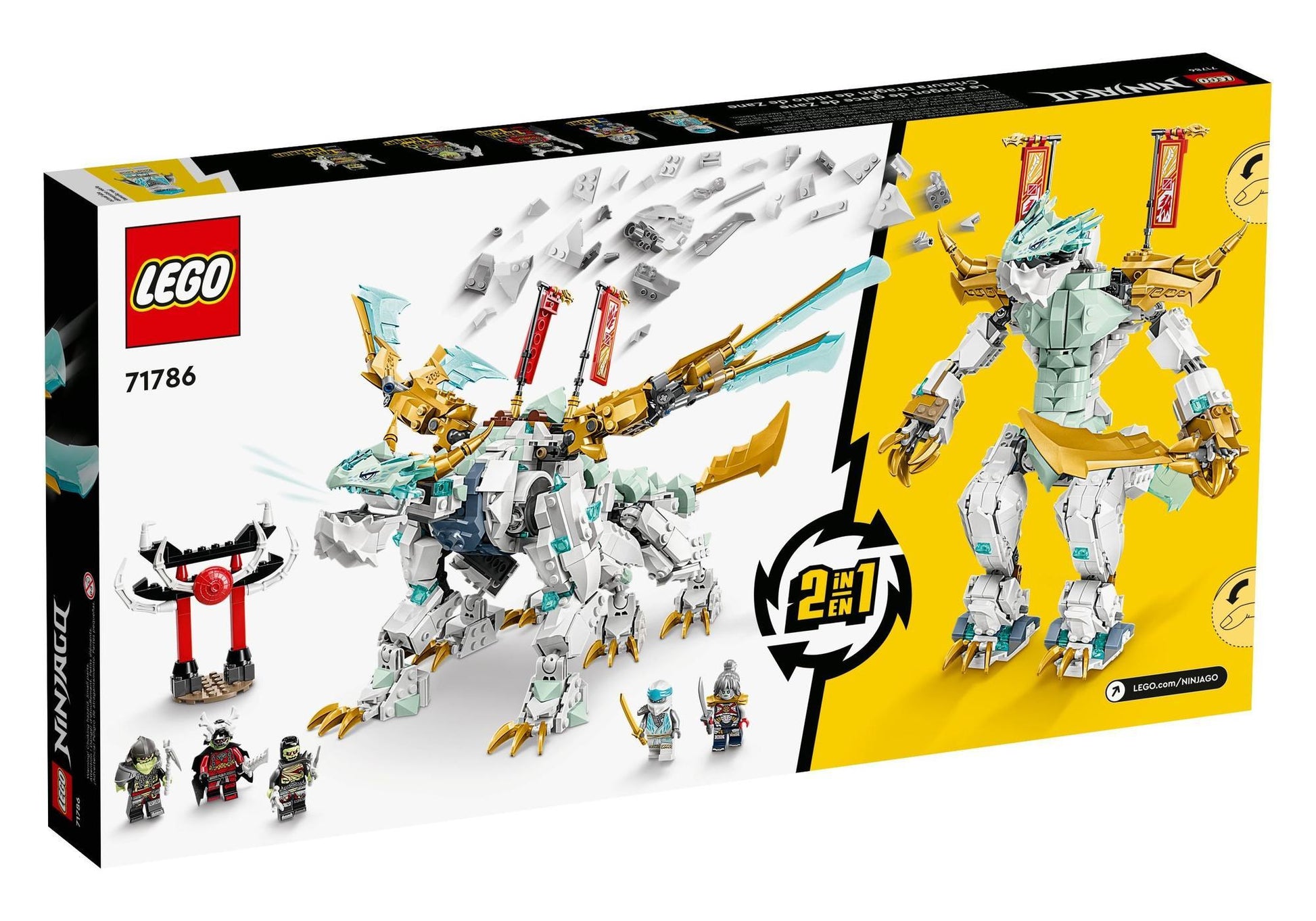 Lego 71786 Ninjago: Zanes Eisdrache - plegobil