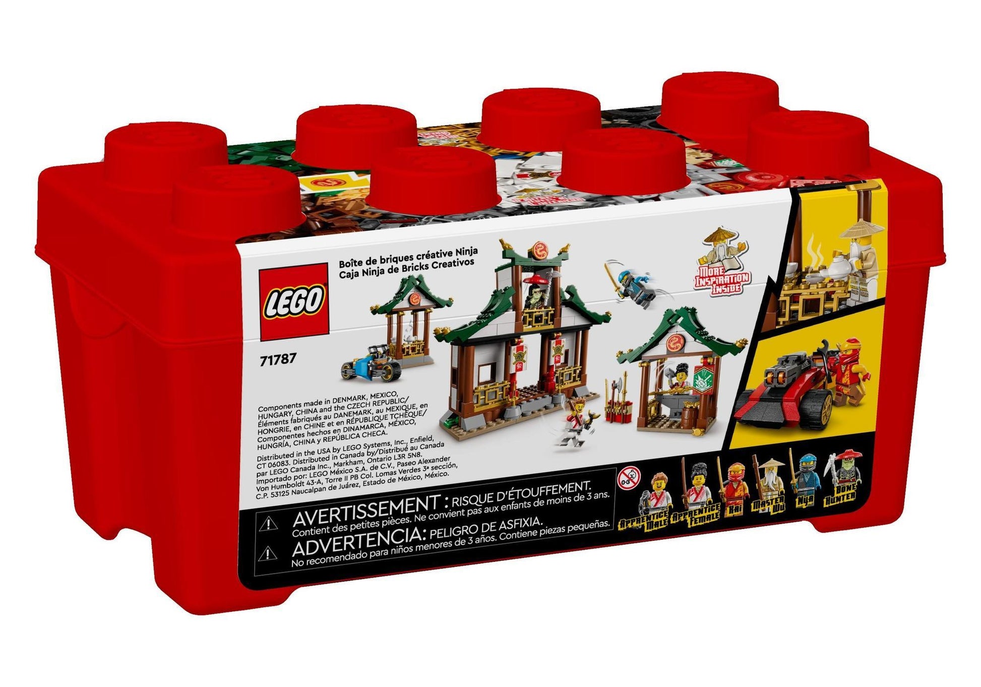 Lego 71787 Ninjago: Kreative Ninja Steinebox - plegobil
