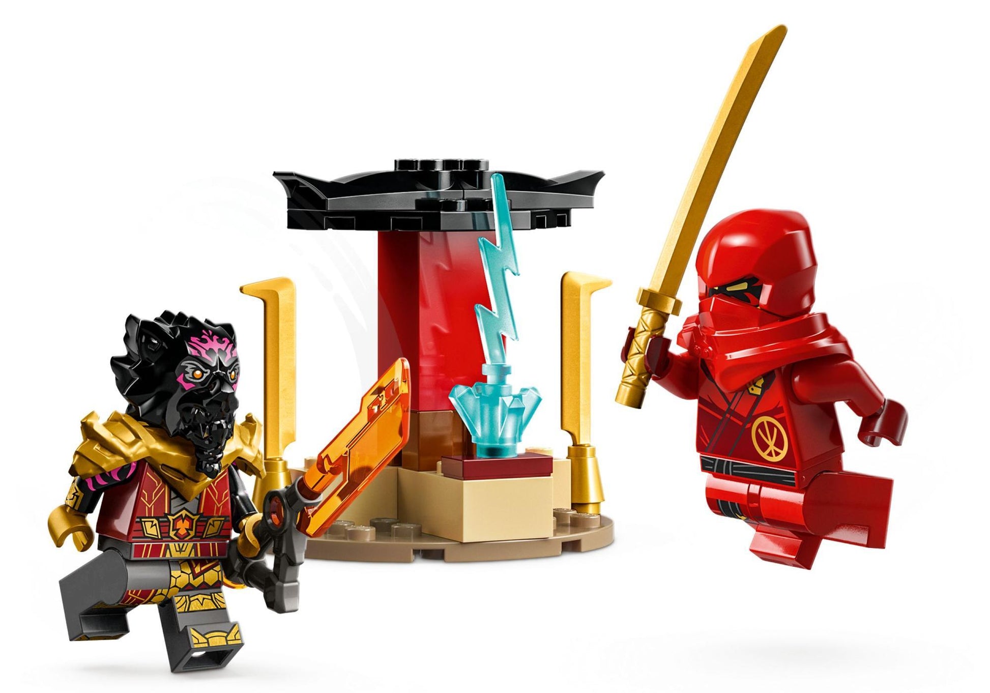 Lego 71789 Ninjago: Verfolgungsjagd mit Kais Flitzer und Ras Motorrad - plegobil