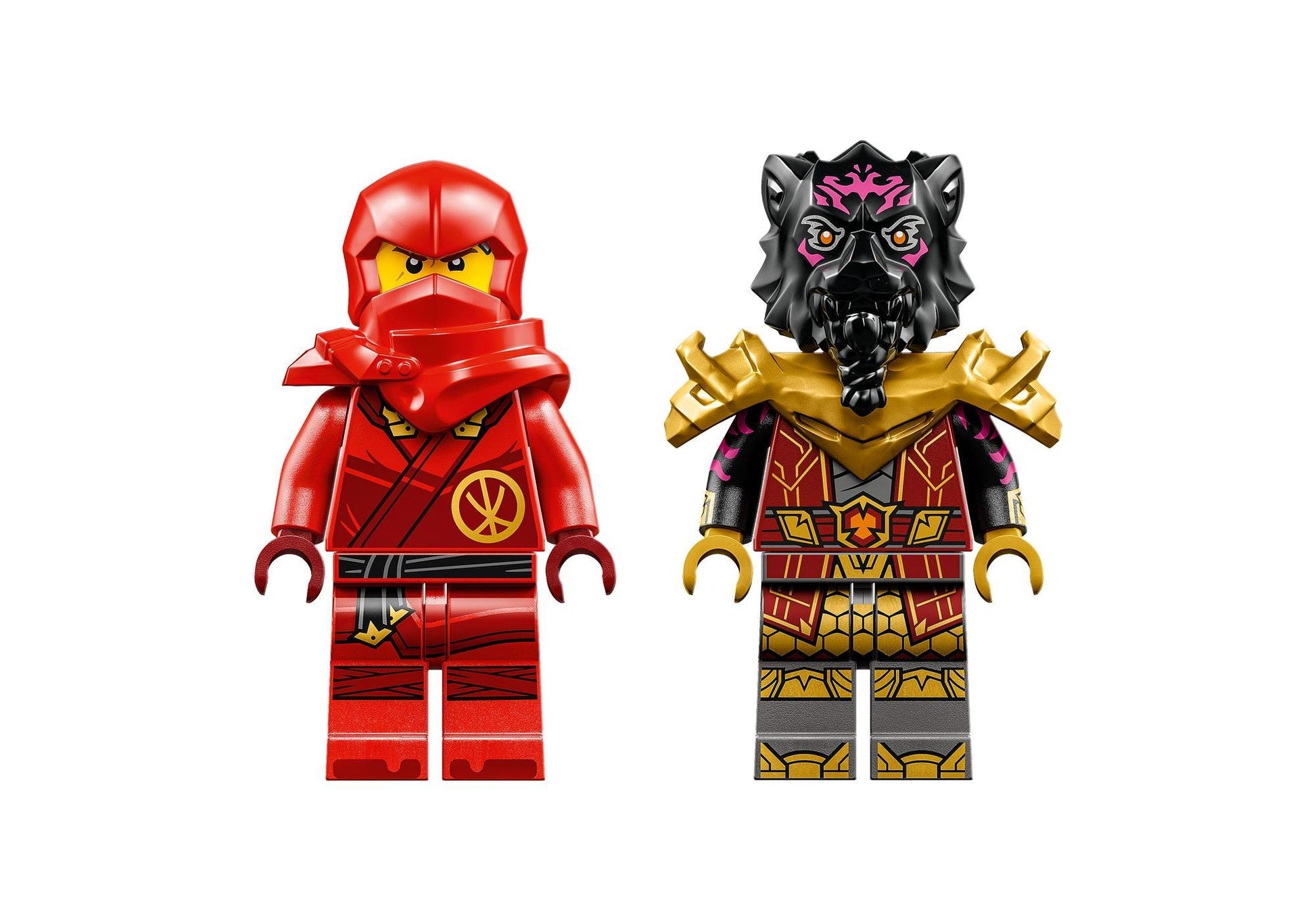 Lego 71789 Ninjago: Verfolgungsjagd mit Kais Flitzer und Ras Motorrad - plegobil