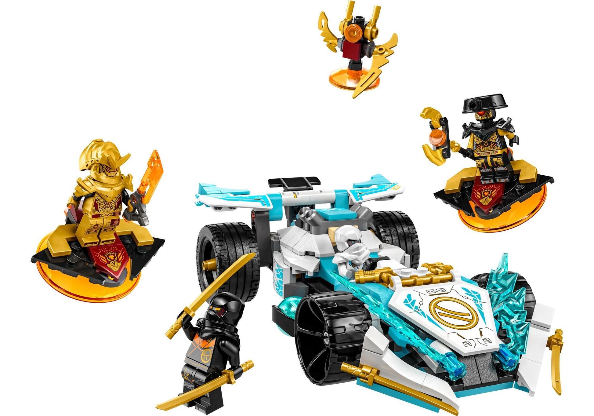 Lego 71791 Ninjago: Zanes Drachenpower-Spinjitzu-Rennwagen - plegobil
