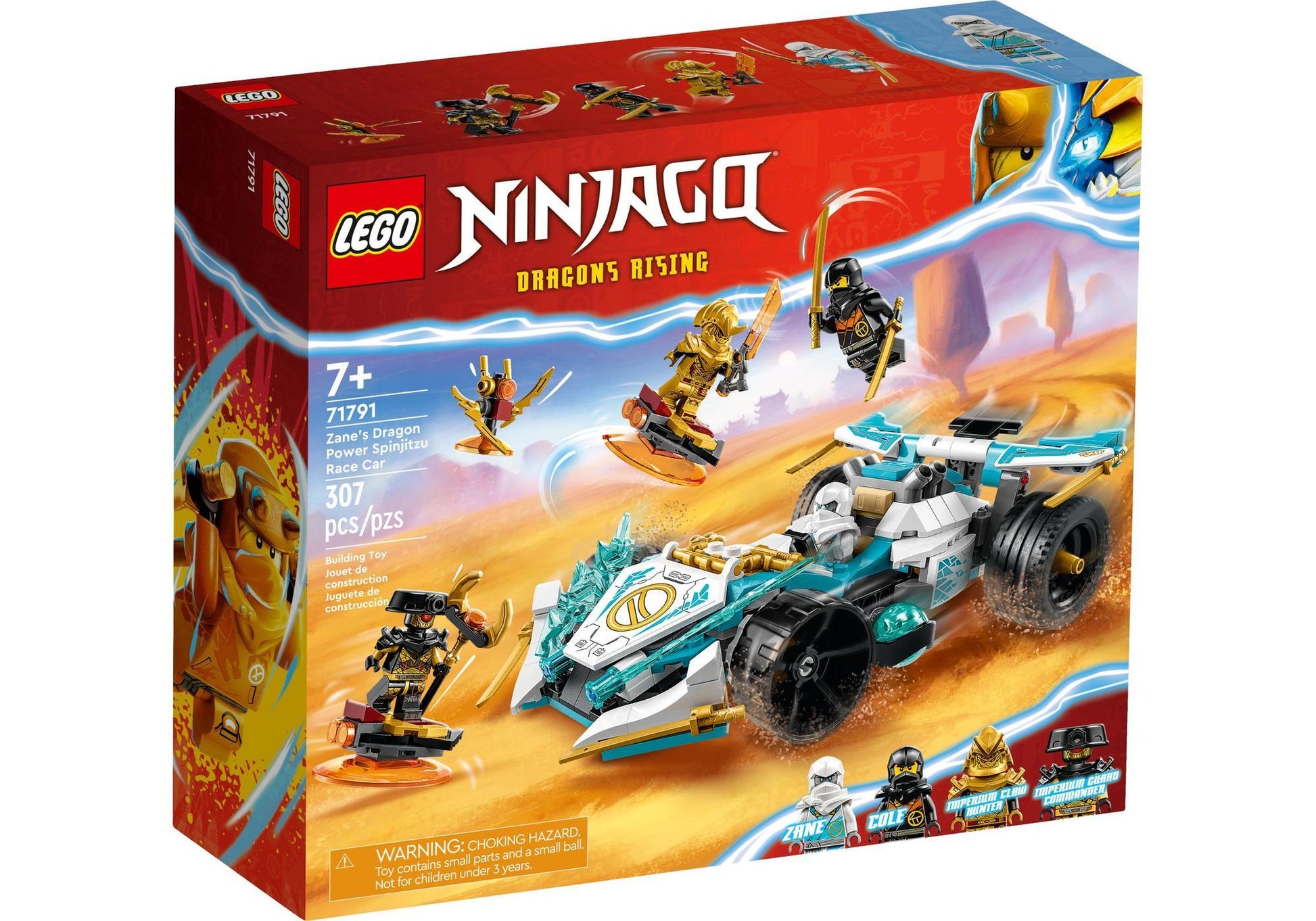 Lego 71791 Ninjago: Zanes Drachenpower-Spinjitzu-Rennwagen - plegobil