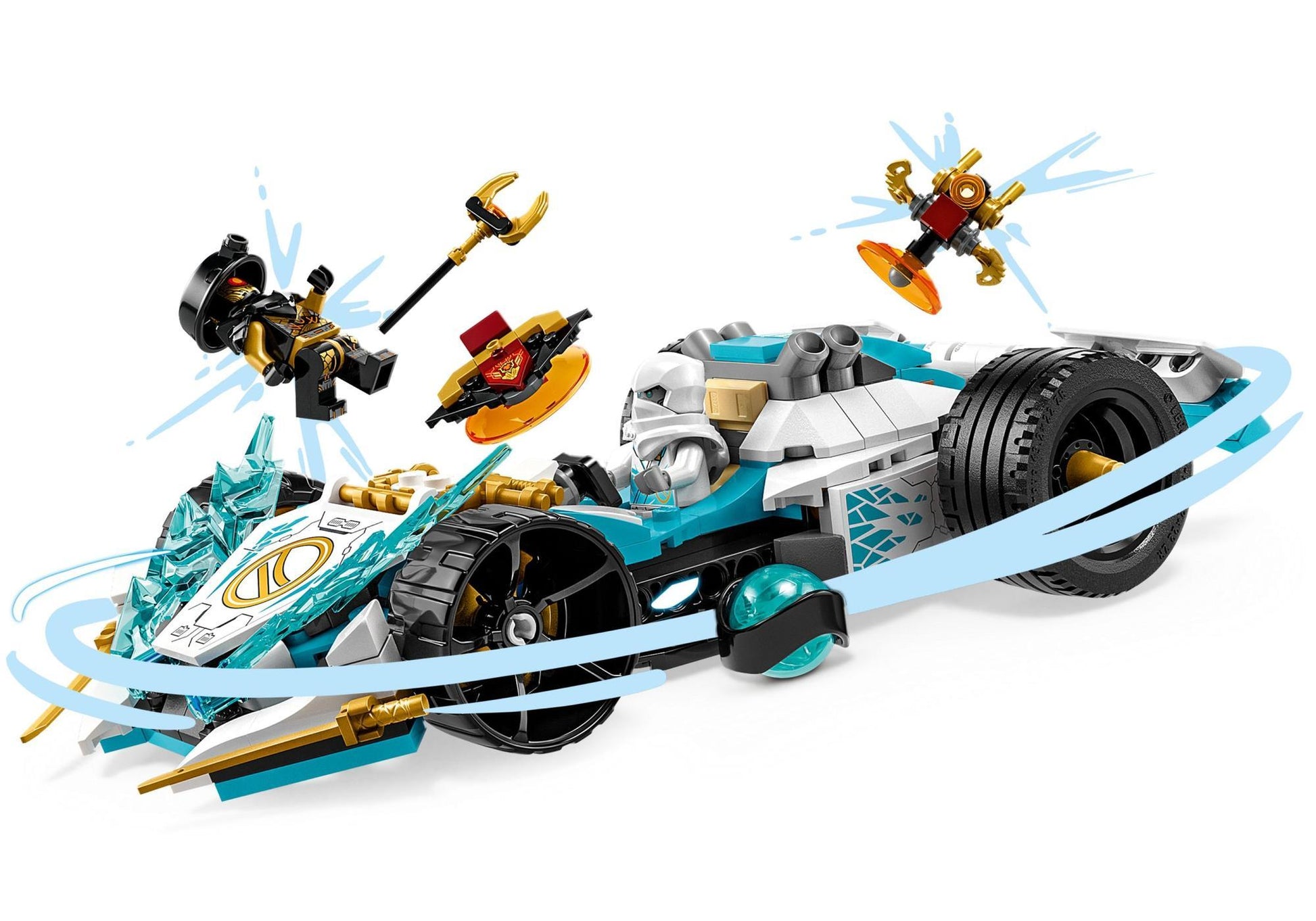 Lego 71791 Ninjago: Zanes Drachenpower-Spinjitzu-Rennwagen - plegobil