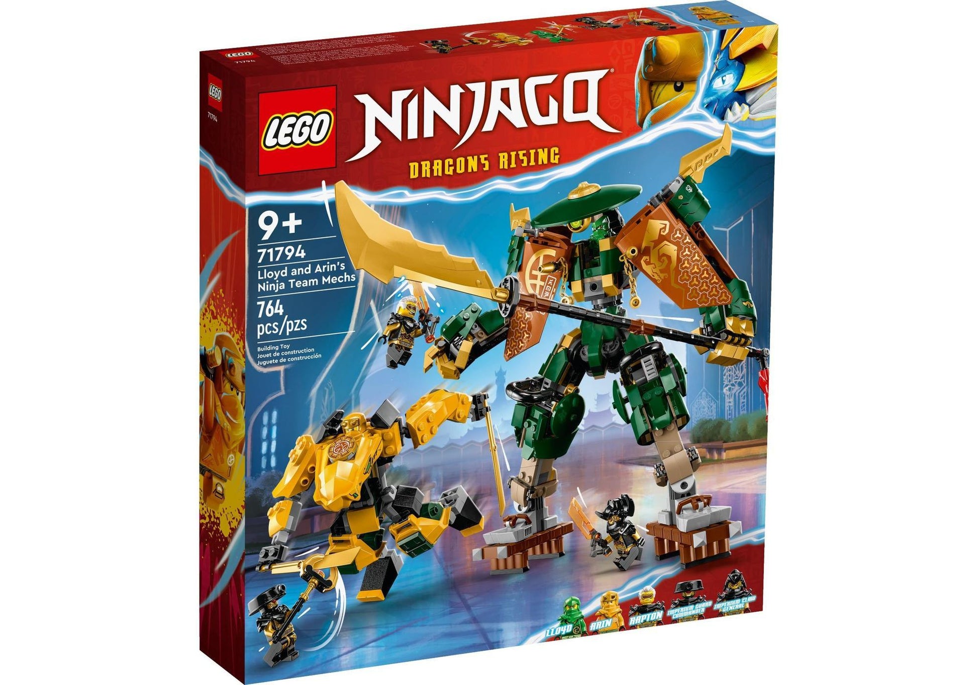 Lego 71794 Ninjago: Lloyds und Arins Training-Mechs - plegobil