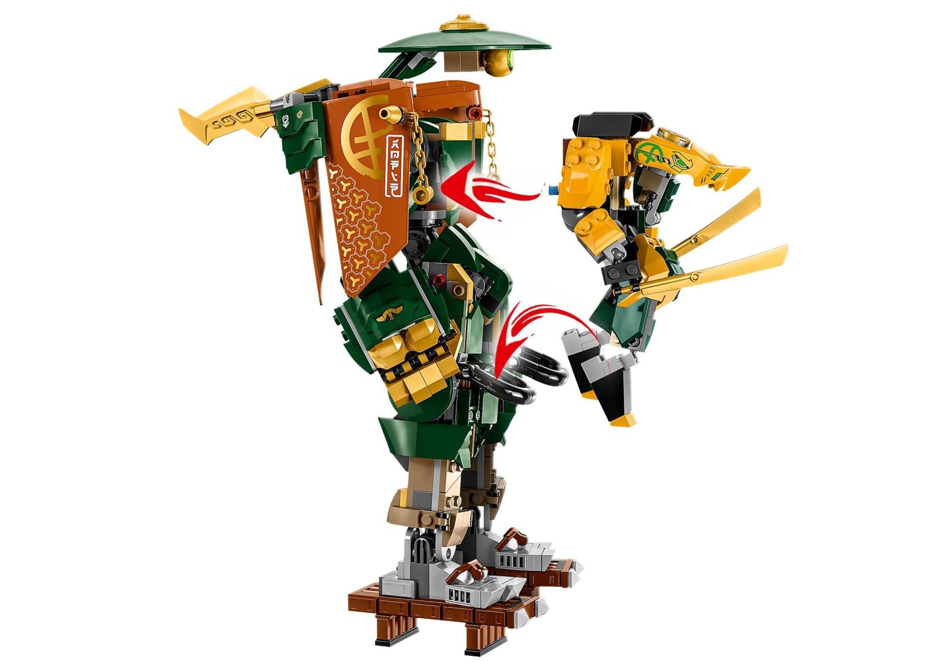 Lego 71794 Ninjago: Lloyds und Arins Training-Mechs - plegobil