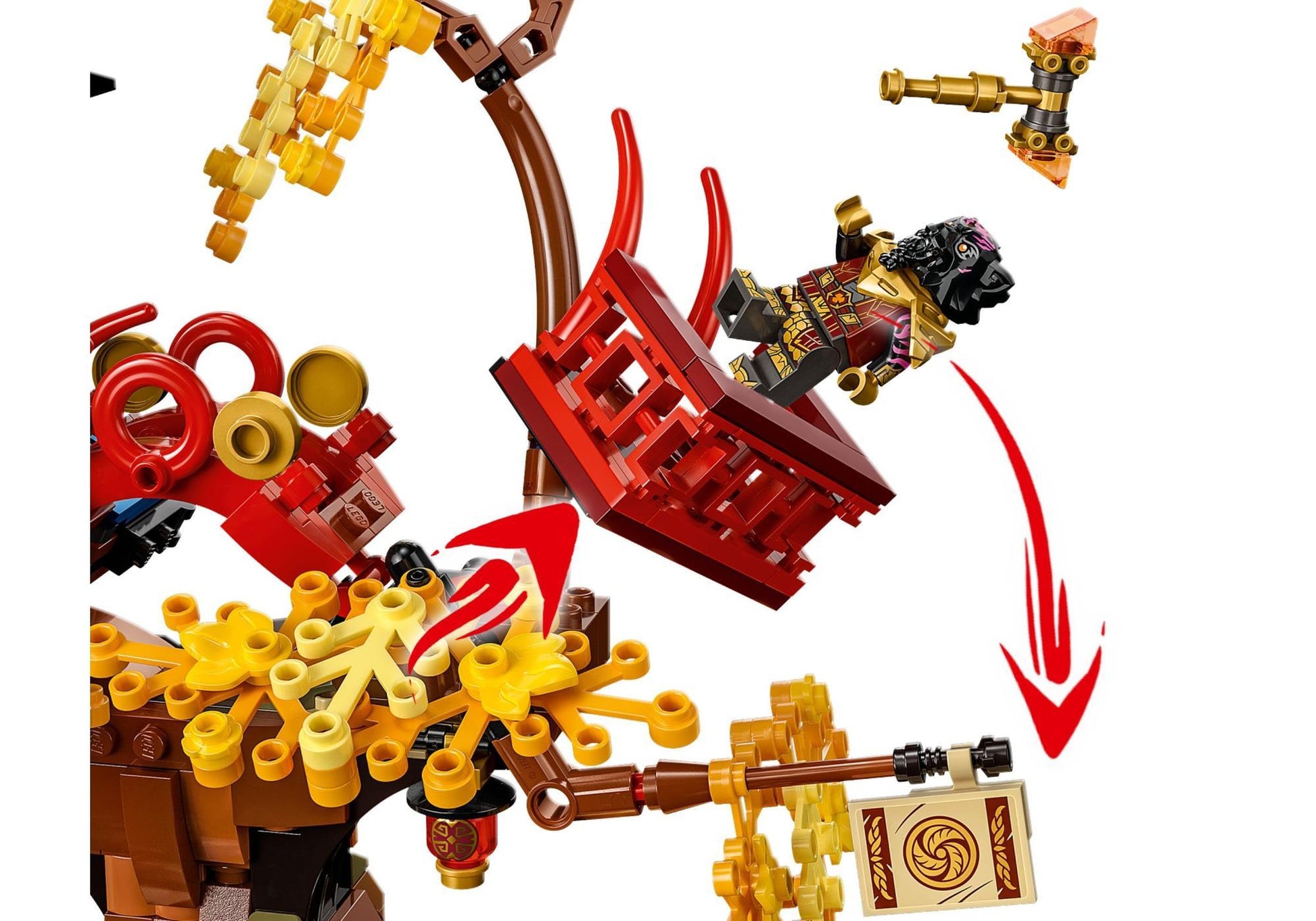 Lego 71795 Ninjago: Tempel der Drachenpower - plegobil
