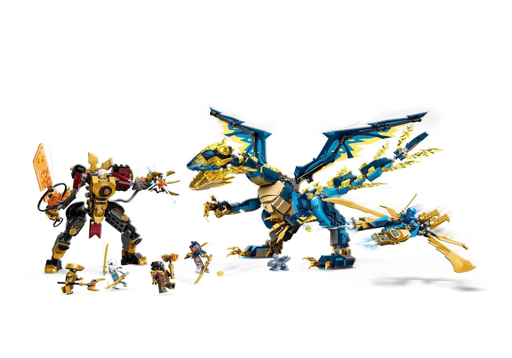Lego 71796 Ninjago: Kaiserliches Mech-Duell gegen den Elementardrachen - plegobil