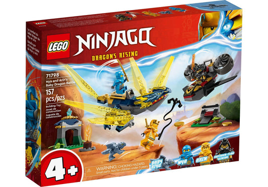 Lego 71798 Ninjago: Duell zwischen Nya und Arins Babydrachen - plegobil