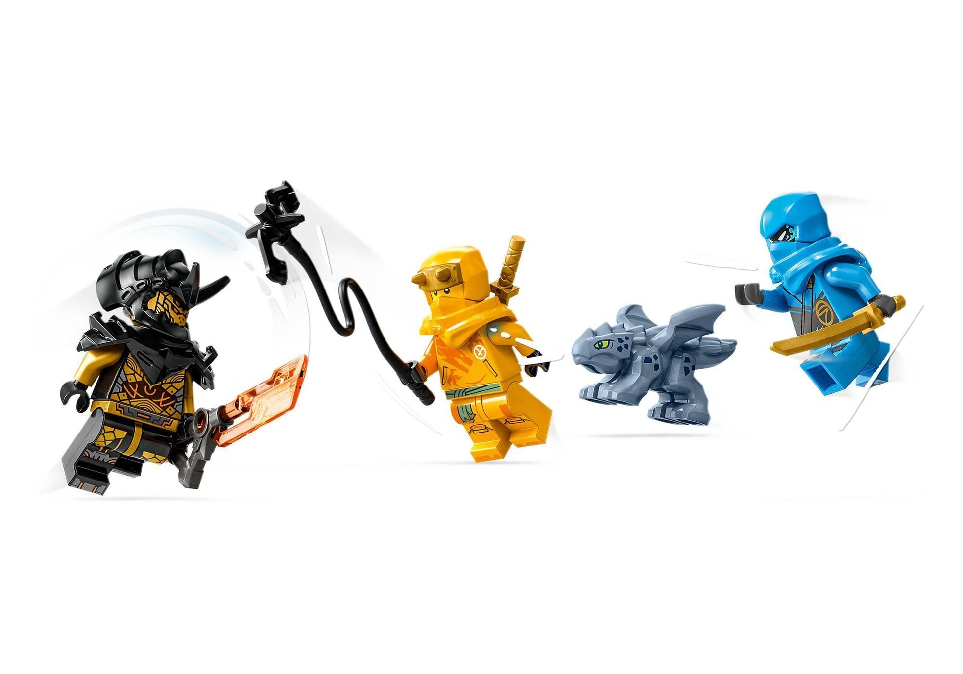 Lego 71798 Ninjago: Duell zwischen Nya und Arins Babydrachen - plegobil
