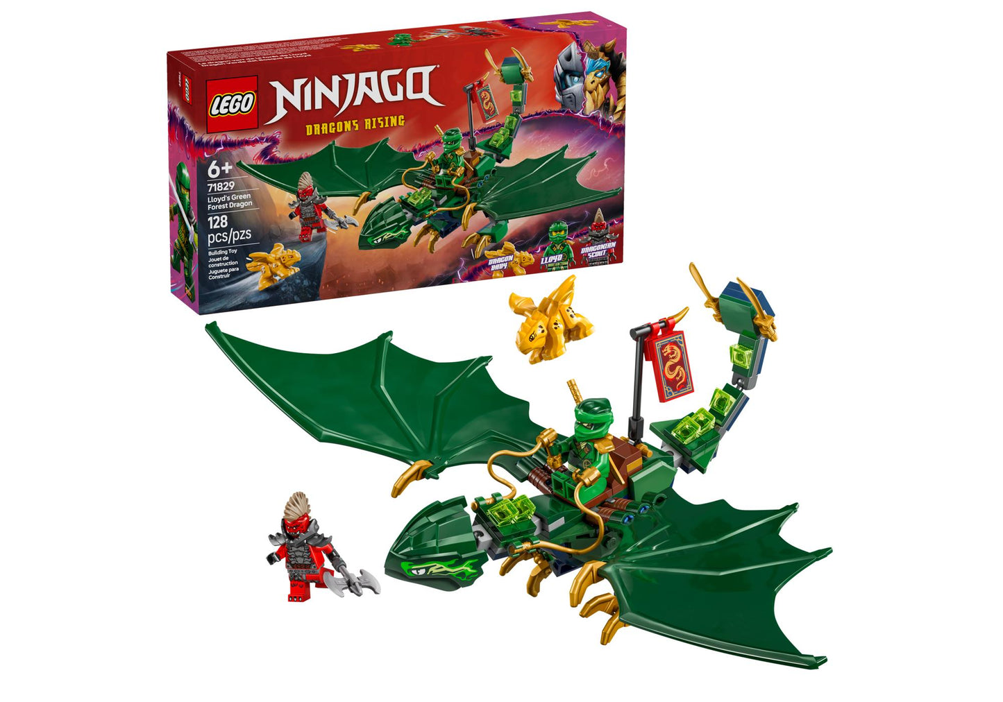 Lego 71829 Ninjago: Lloyds grüner Walddrache