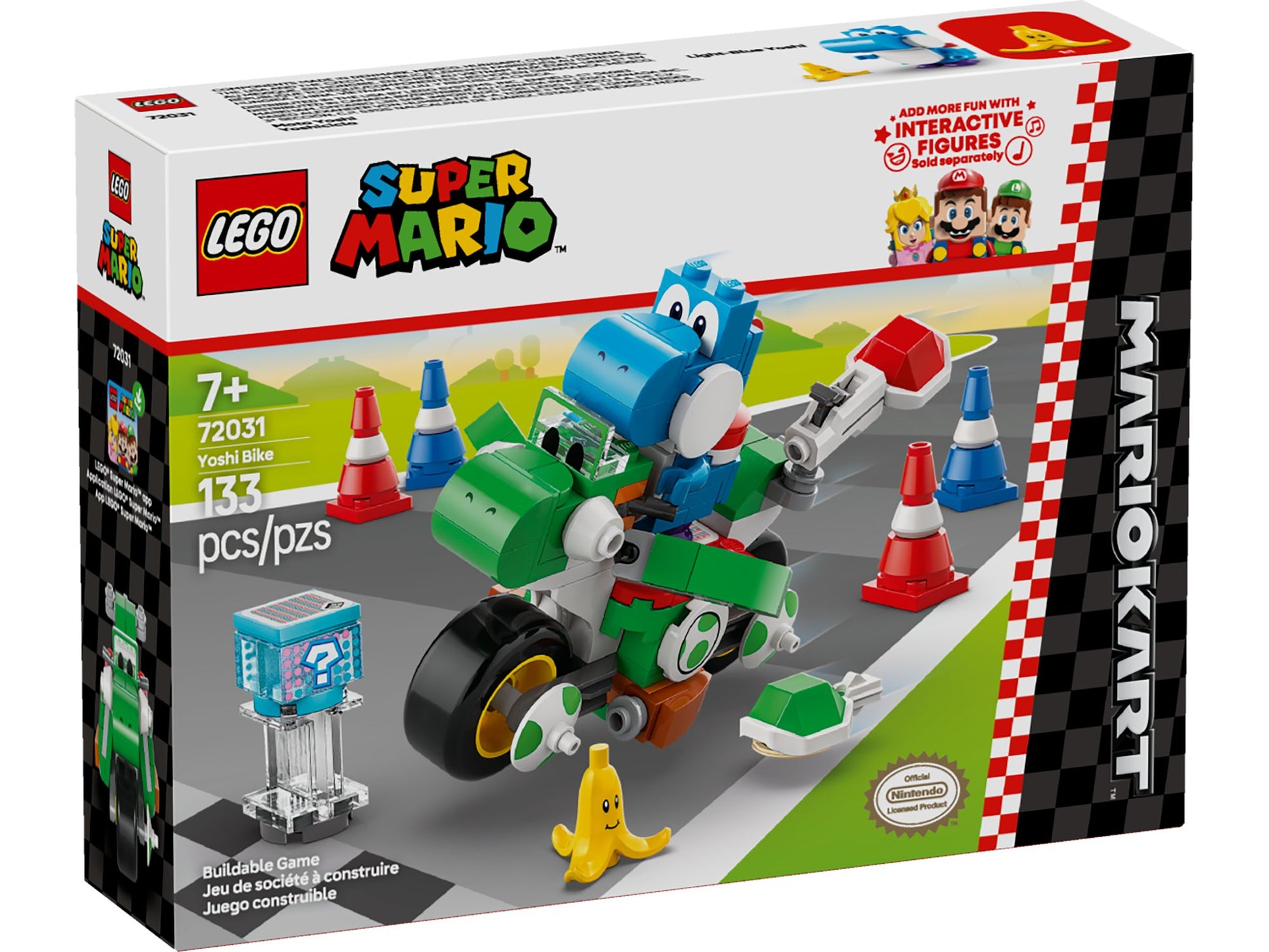 Lego 72031 Super Mario: Mario Kart Yoshi–Bike - plegobil