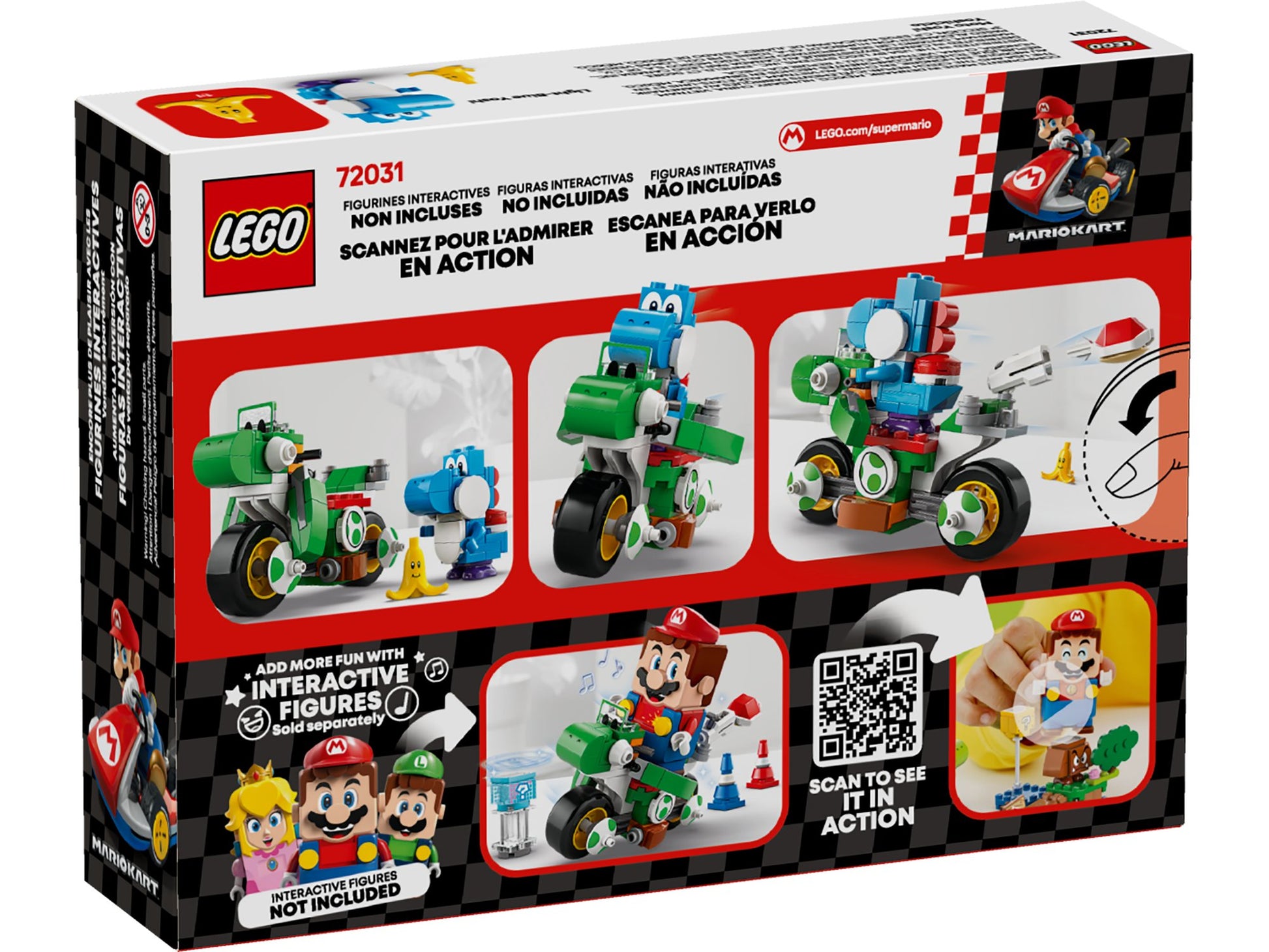 Lego 72031 Super Mario: Mario Kart Yoshi–Bike - plegobil