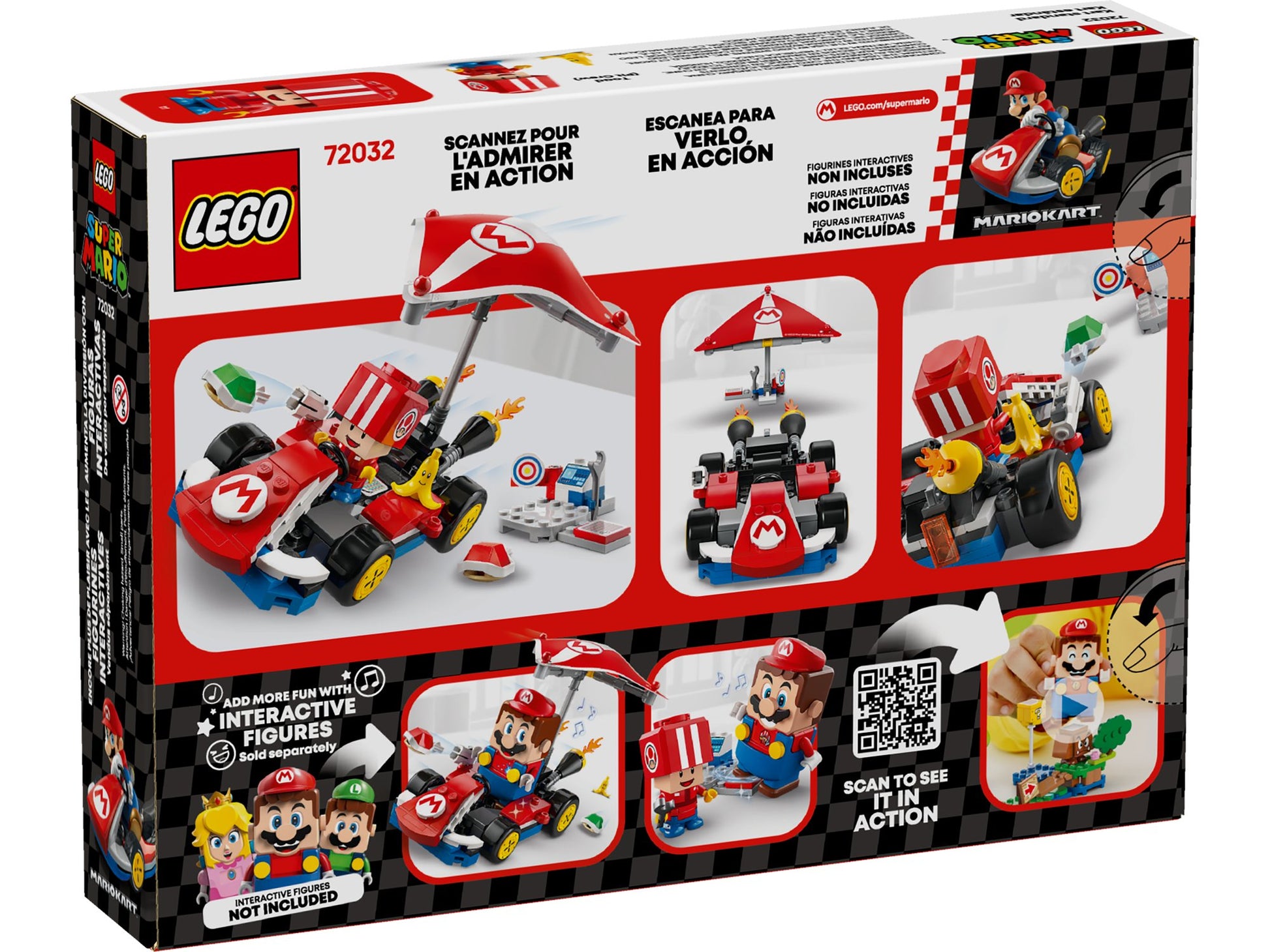 Lego 72032 Super Mario: Mario Kart Standard–Kart - plegobil