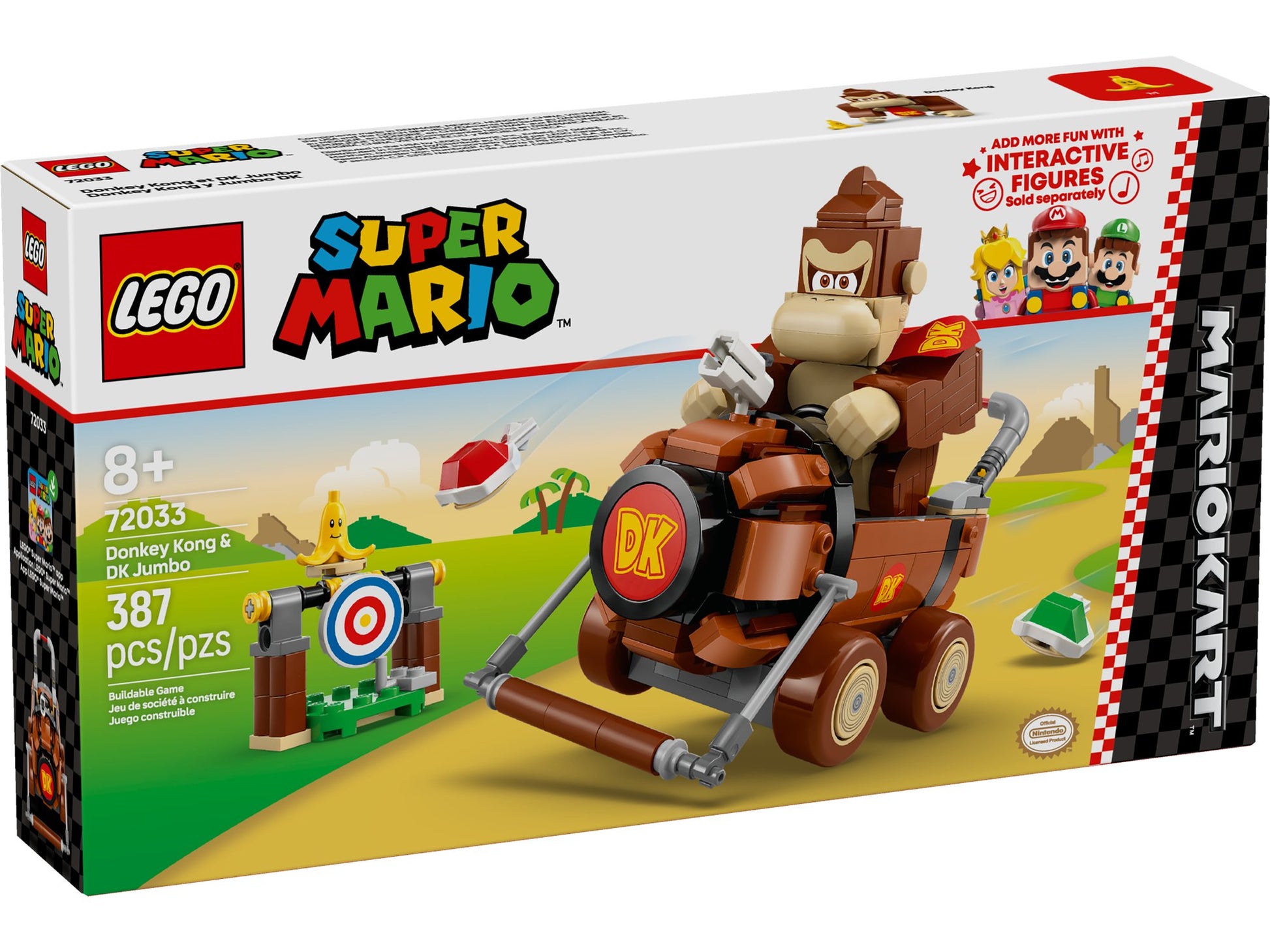 Lego 72033 Super Mario: Mario Kart Donkey Kong & DK Jumbo - plegobil
