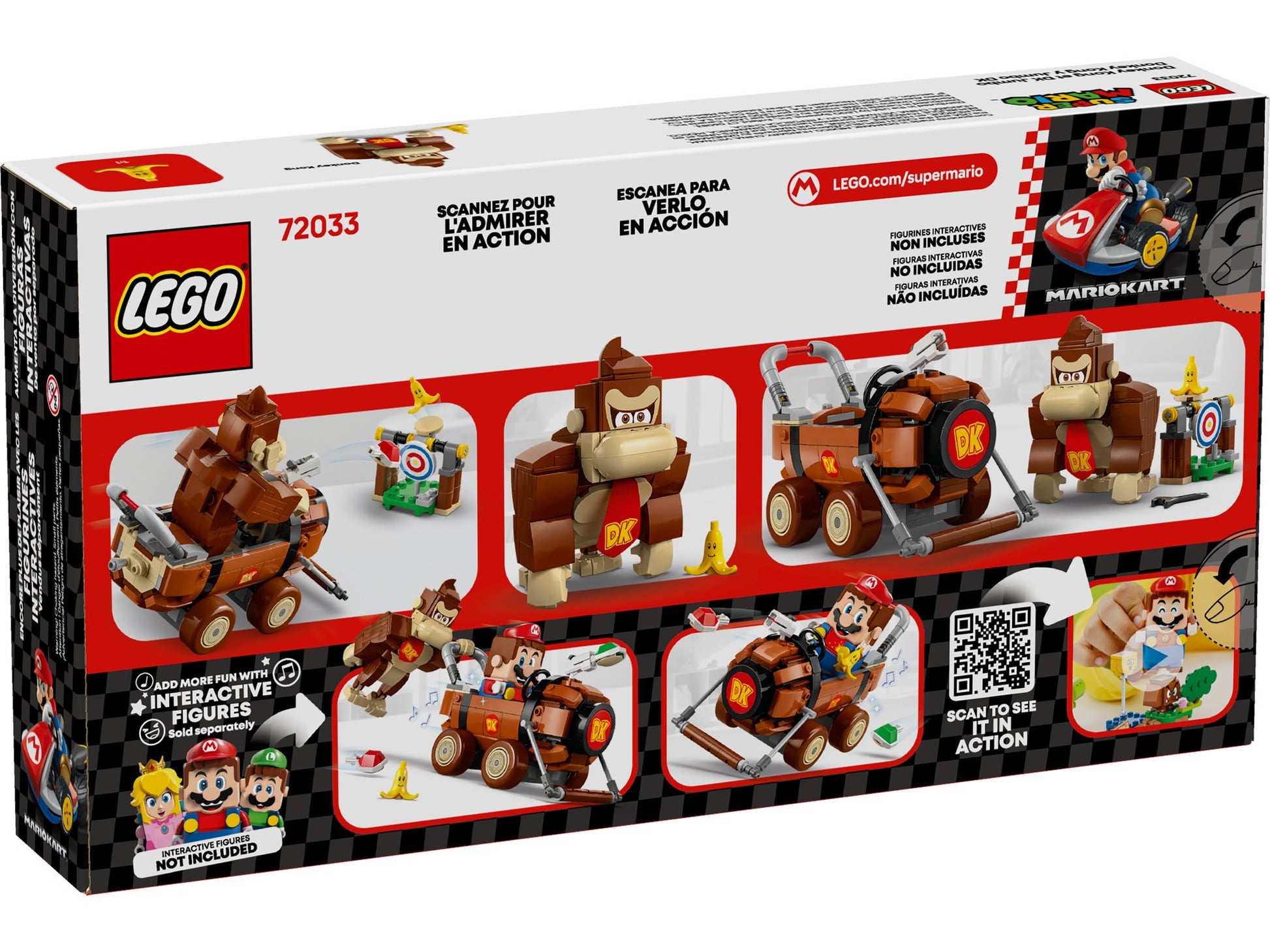 Lego 72033 Super Mario: Mario Kart Donkey Kong & DK Jumbo - plegobil