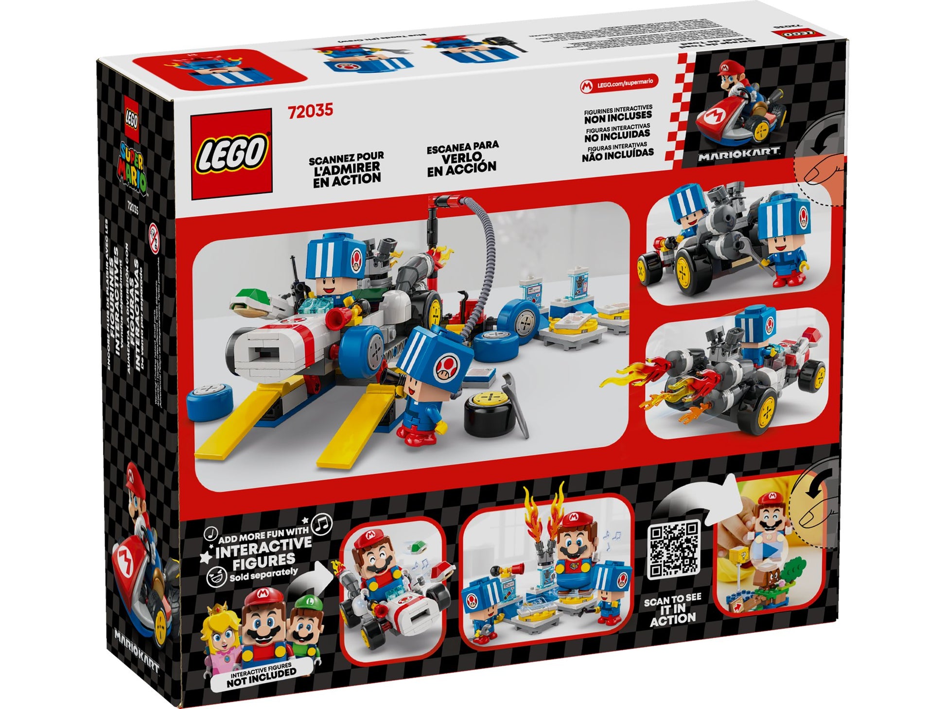 Lego 72035 Super Mario: Mario Kart Toads Werkstatt - plegobil