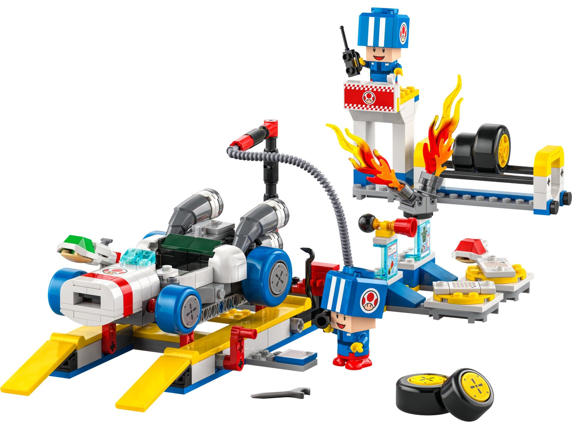 Lego 72035 Super Mario: Mario Kart Toads Werkstatt - plegobil