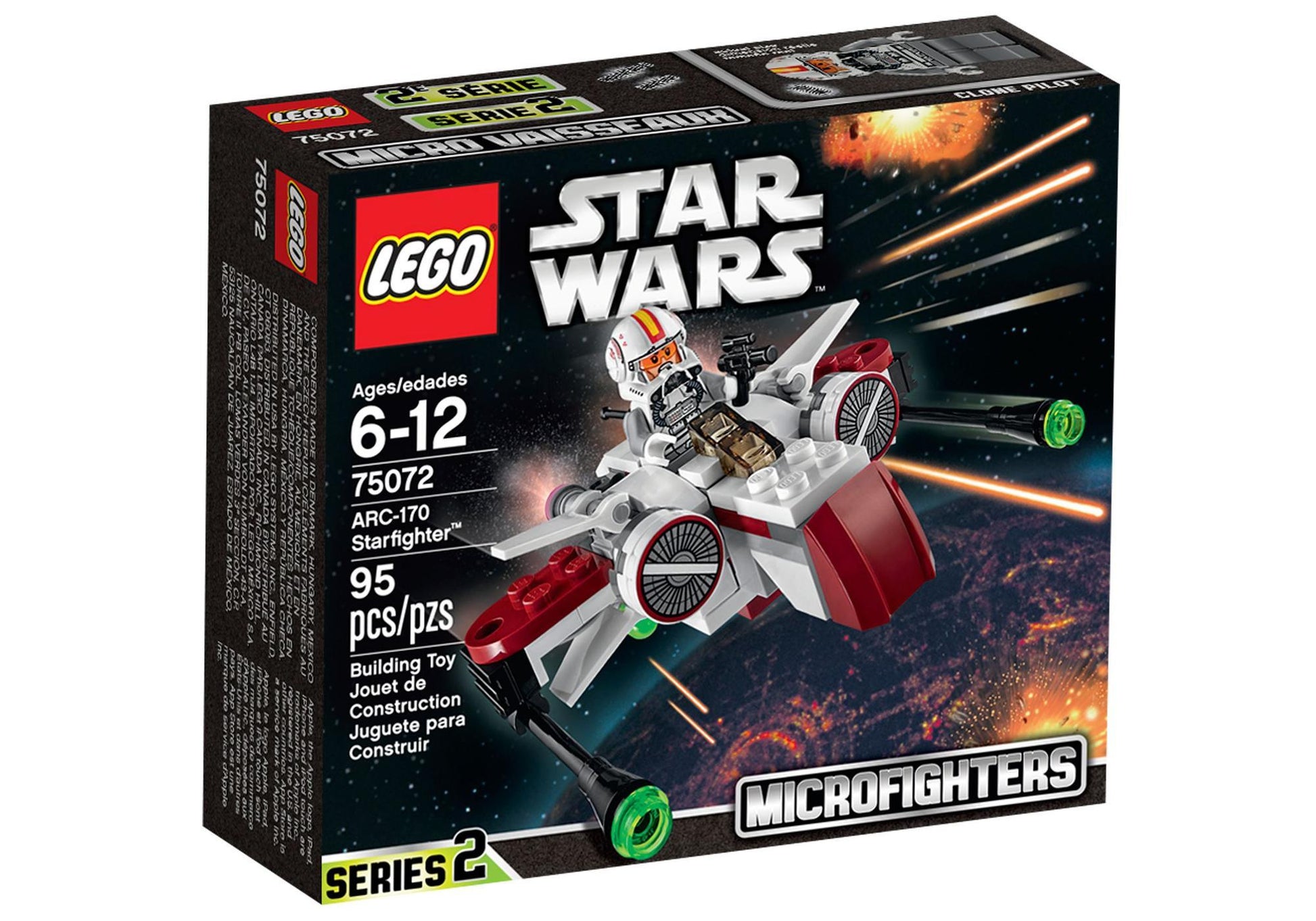 Lego 75072 Star Wars: ARC-170 Starfighter Microfighter - plegobil