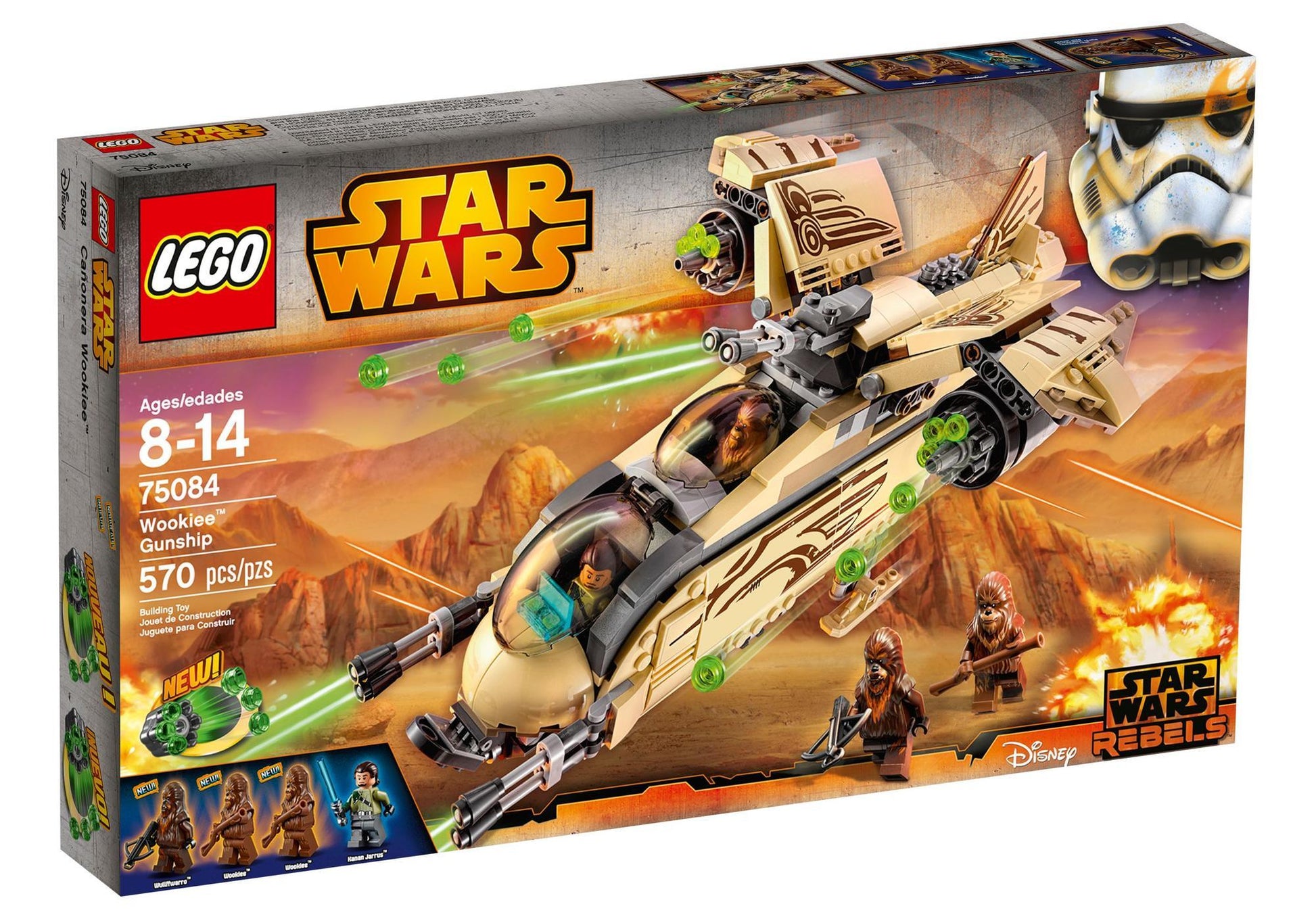 Lego 75084 Star Wars: Wookiee Gunship - plegobil