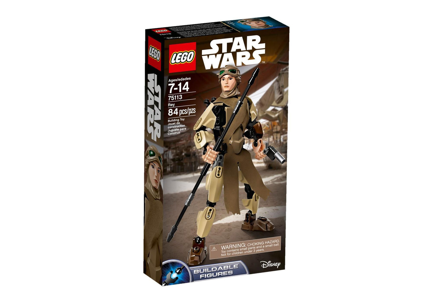 Lego 75113 Star Wars: Buildable Figure Rey - plegobil