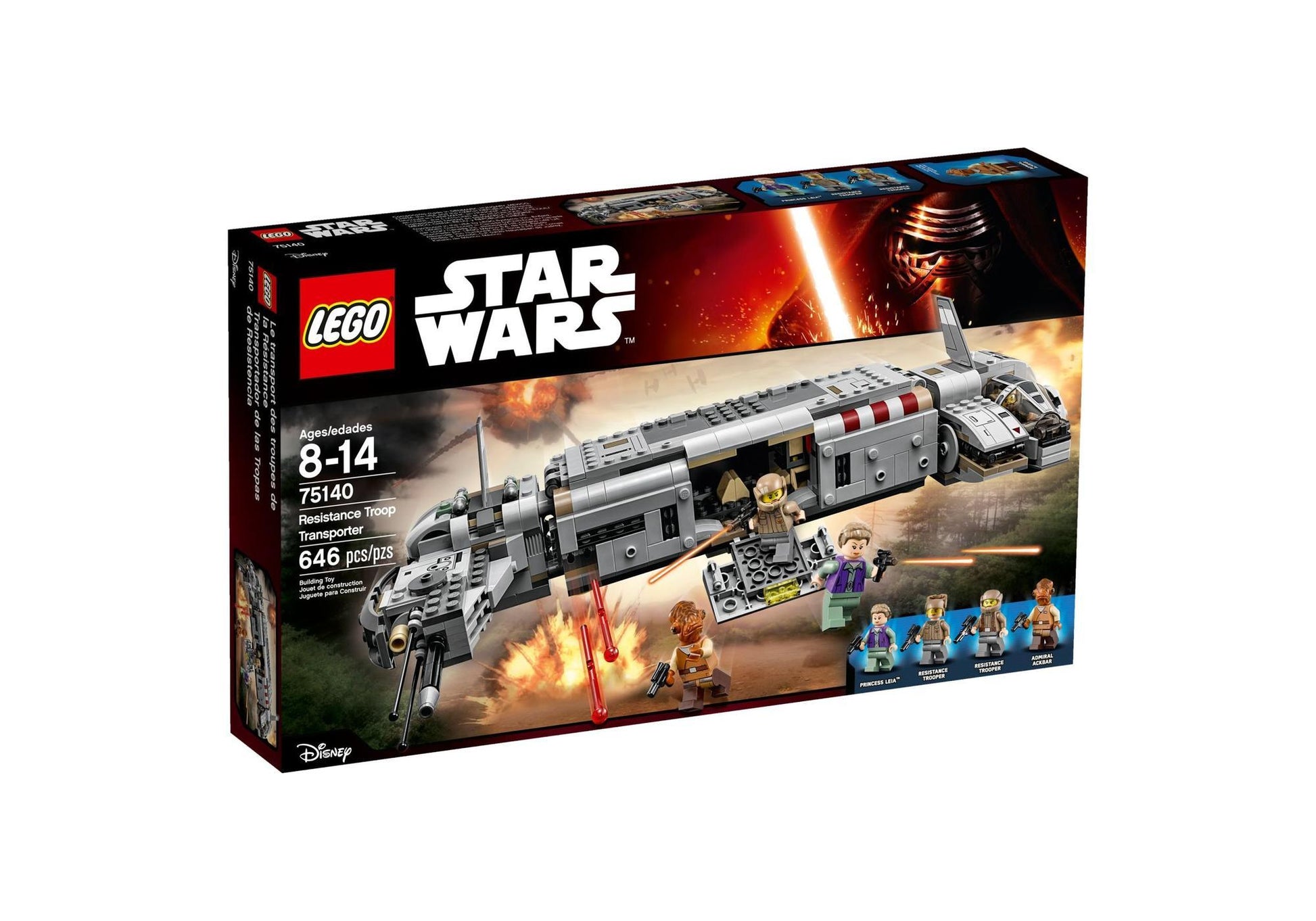 Lego 75140 Star Wars: Resistance Troop Transporter - plegobil