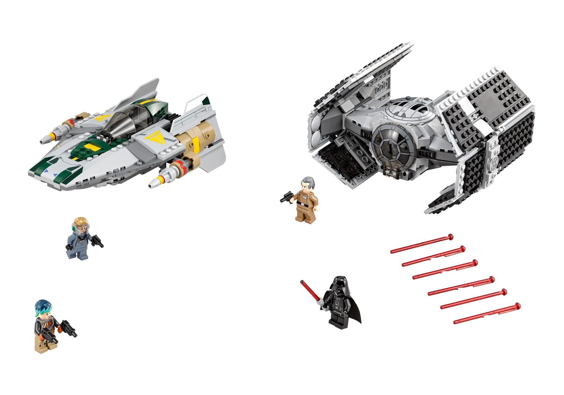 Lego 75150 Star Wars: Vaders TIE Advanced vs. A-Wing Starfighter - plegobil
