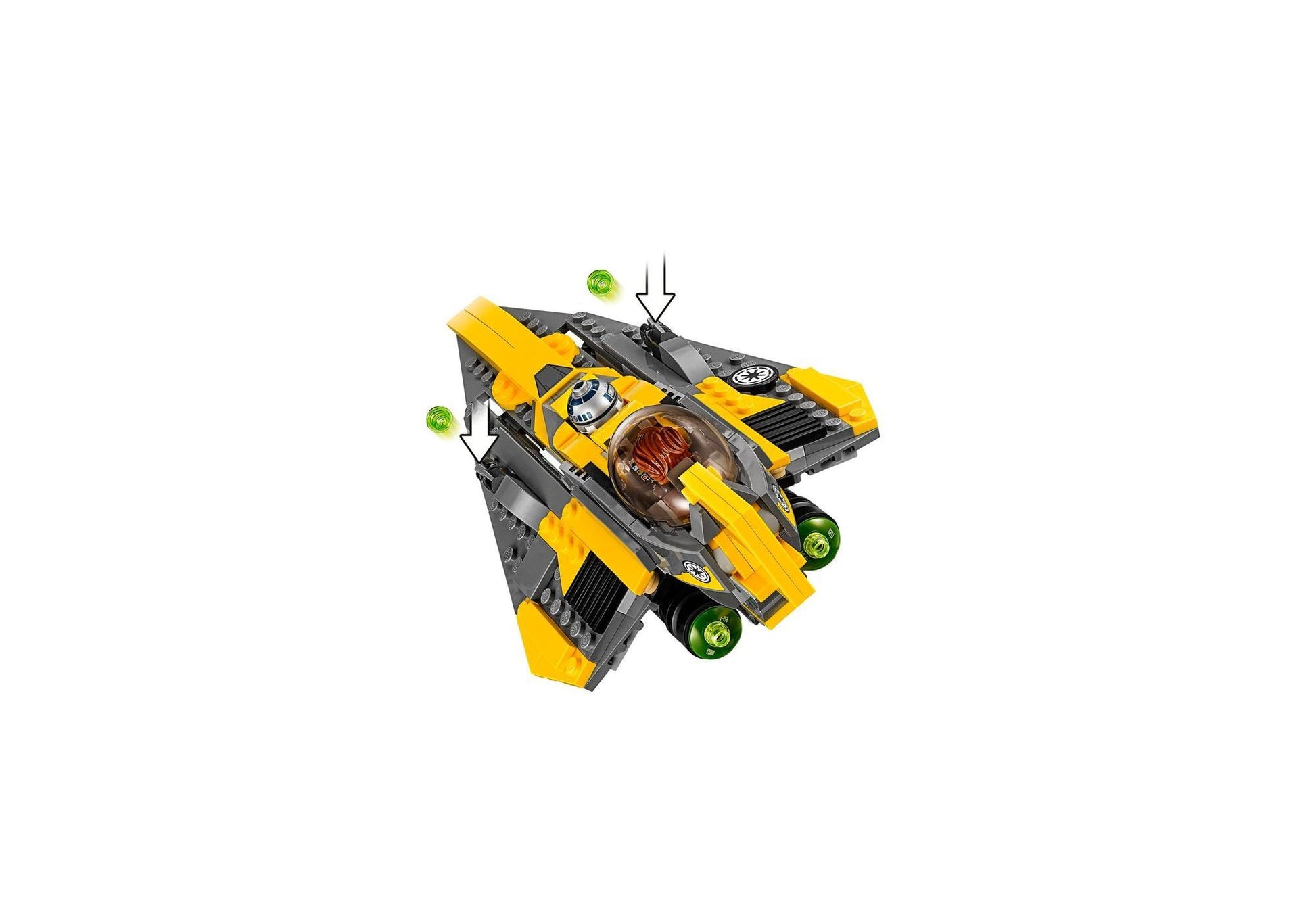 Lego 75214 Star Wars: Anakins Jedi Starfighter - plegobil