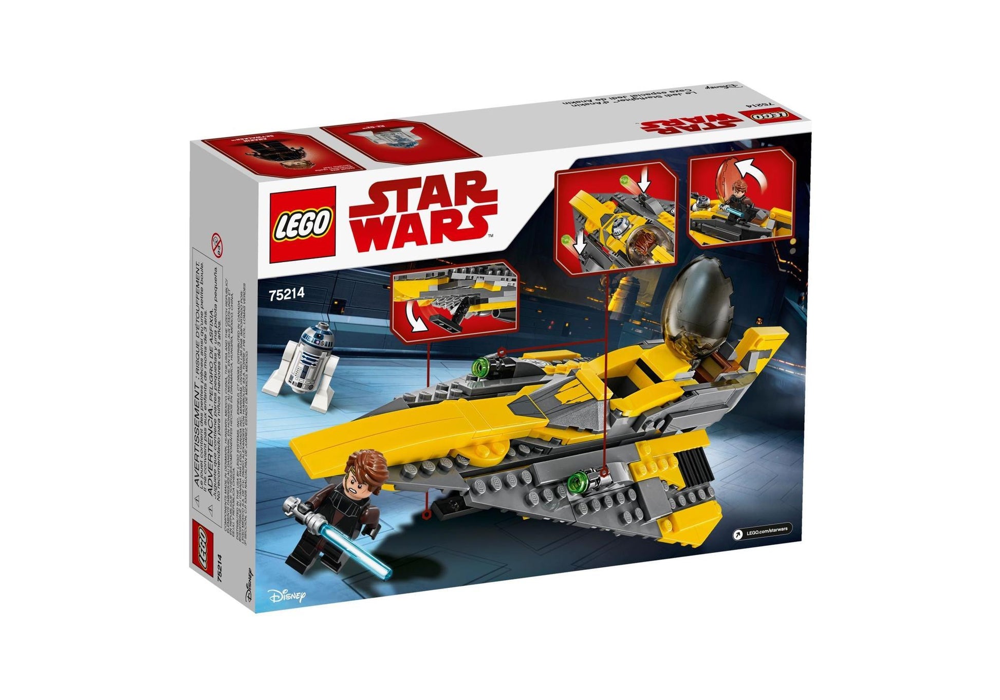 Lego 75214 Star Wars: Anakins Jedi Starfighter - plegobil