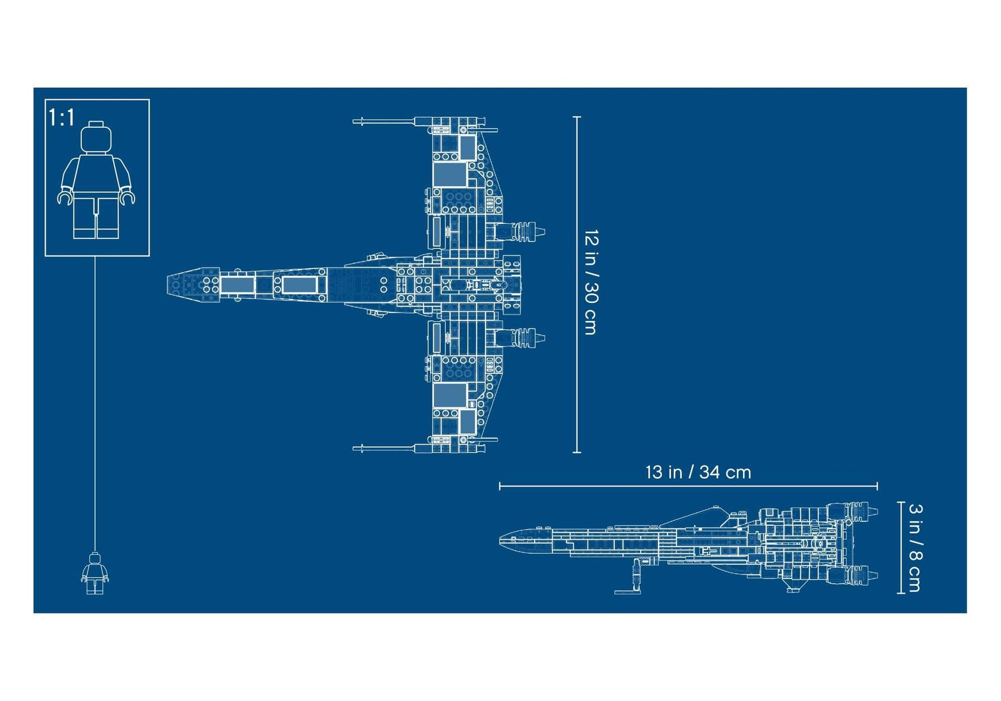 Lego 75218 Star Wars: X-Wing Starfighter - plegobil