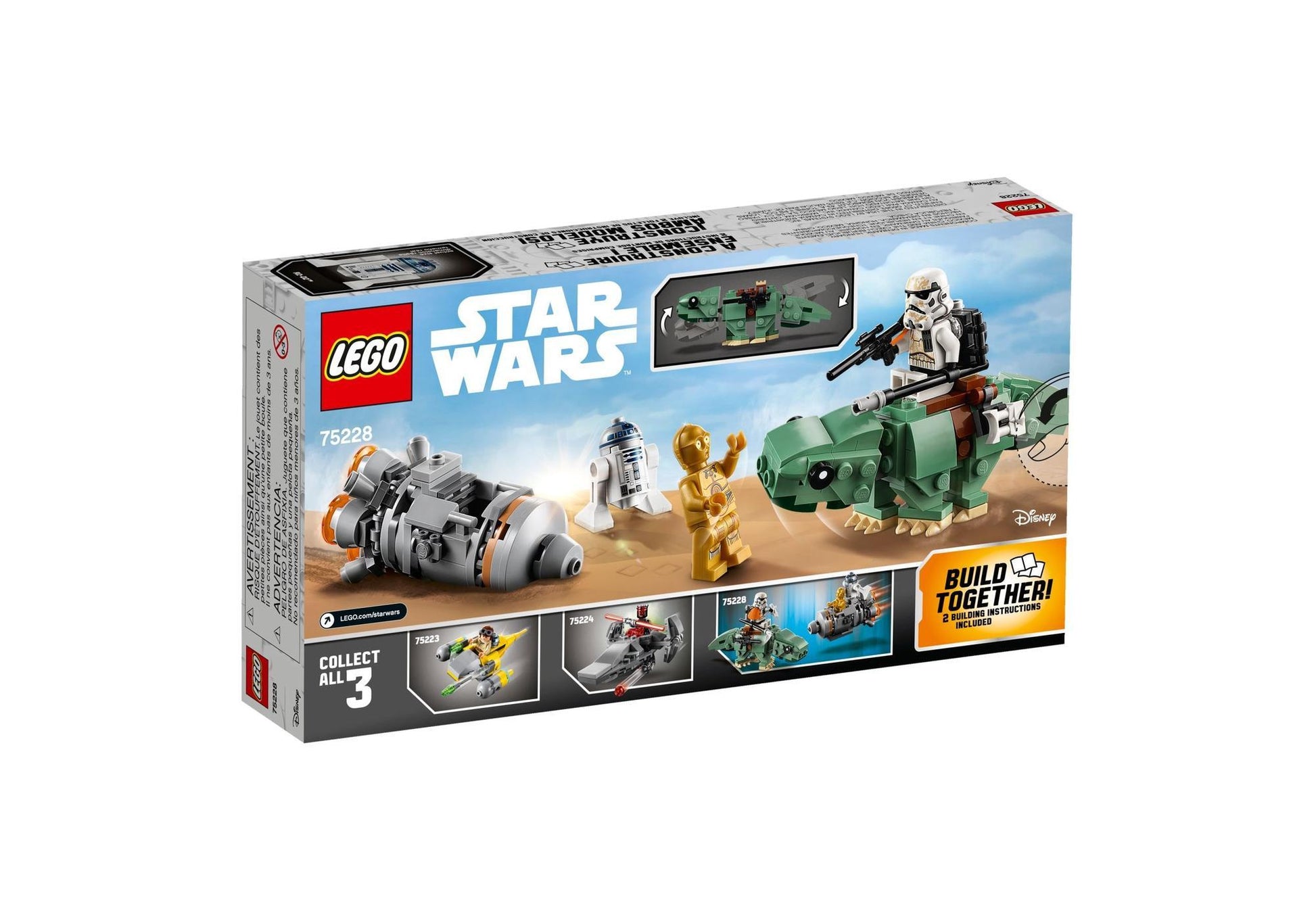 Lego 75228 Star Wars: Escape Pod vs. Dewback Microfighter - plegobil