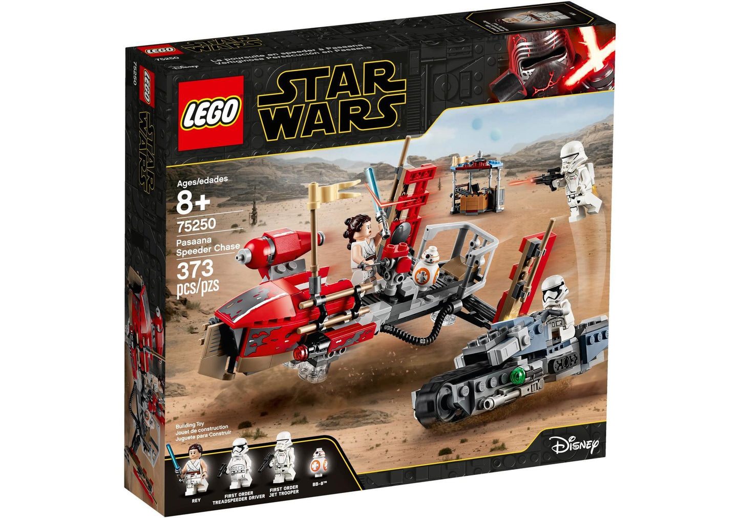 Lego 75250 Star Wars: Pasaana Speeder Jagd - plegobil