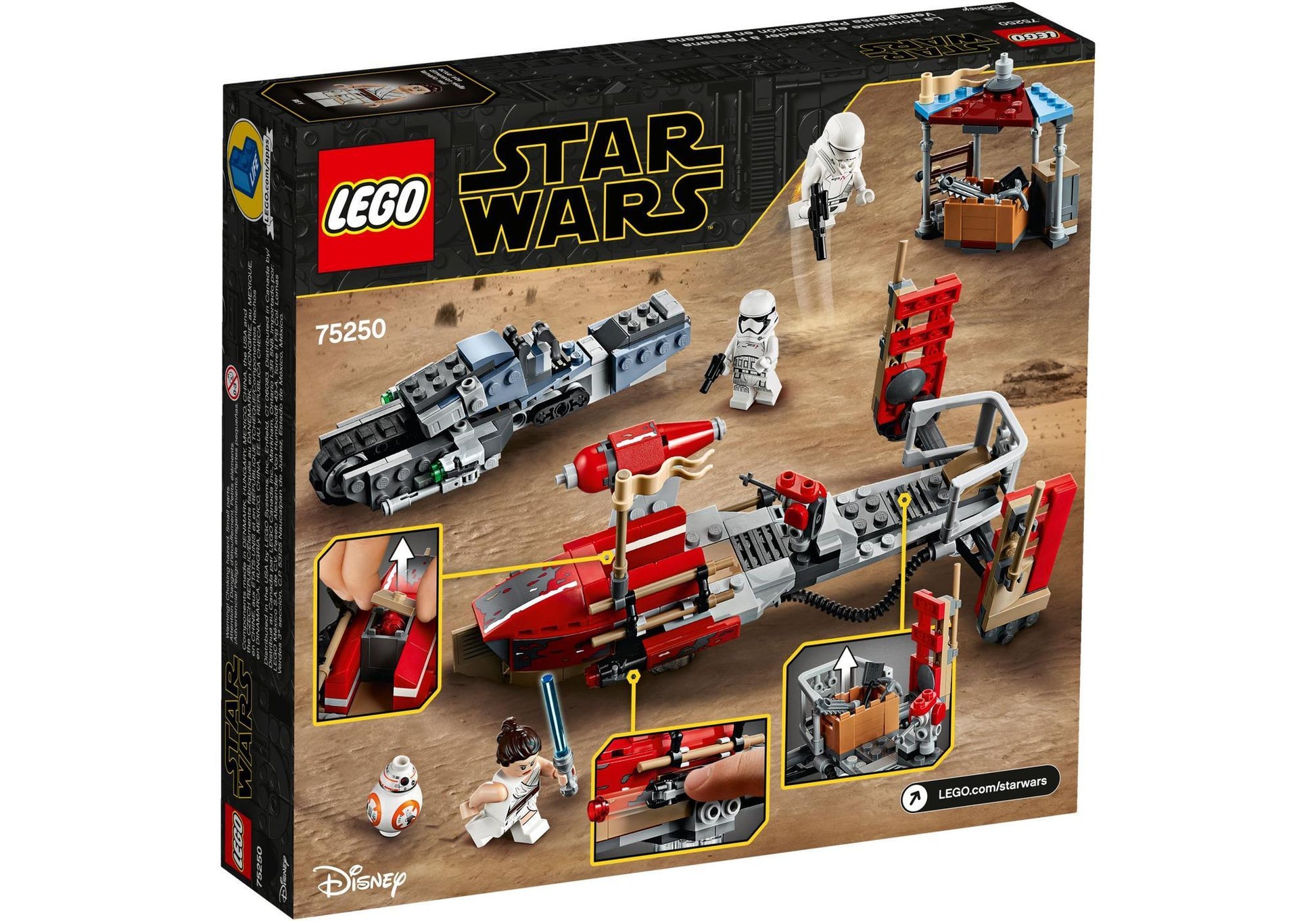 Lego 75250 Star Wars: Pasaana Speeder Jagd - plegobil