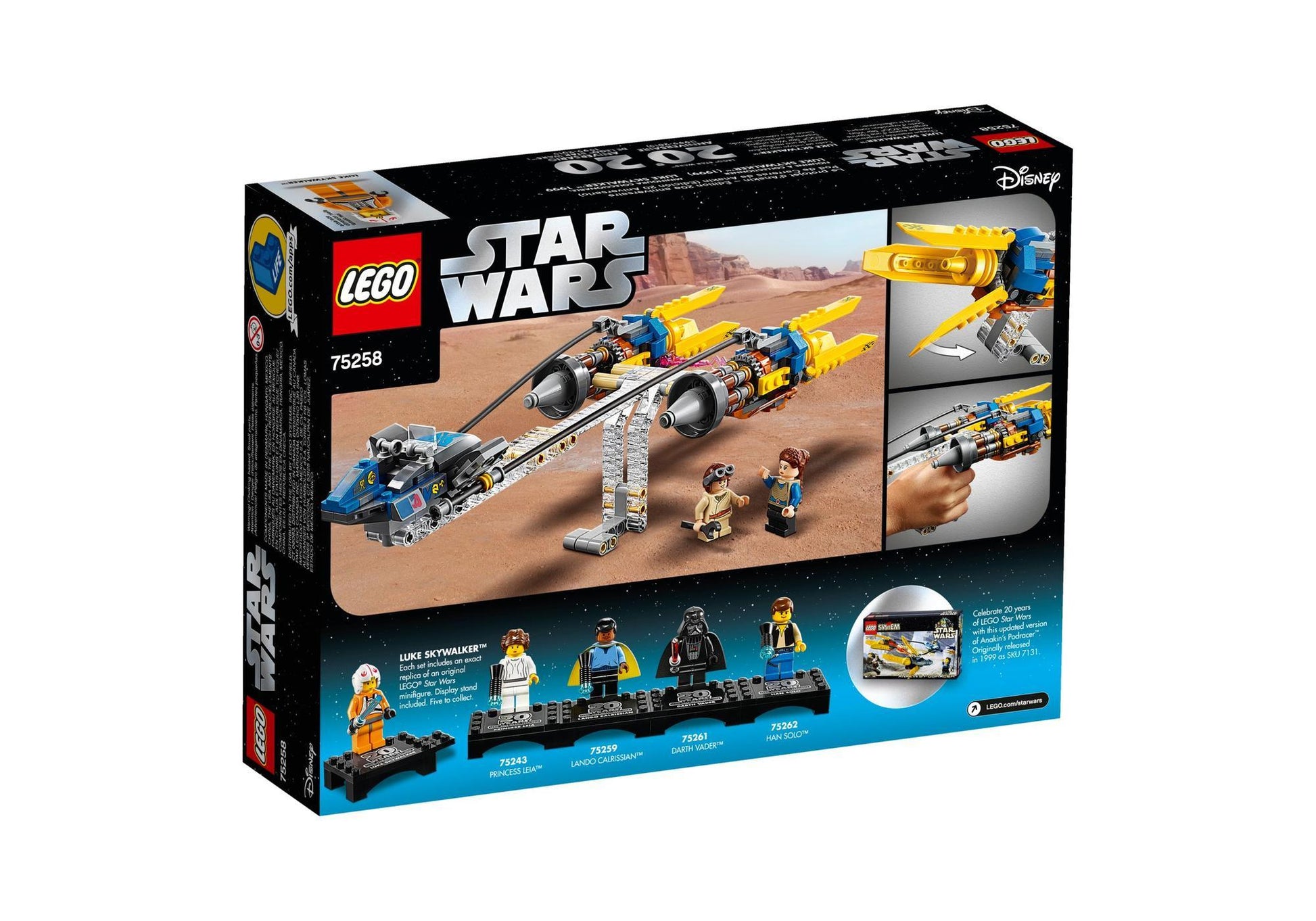 Lego 75258 Star Wars: Anakins Podracer - 20 Jahre LEGO Star Wars - plegobil