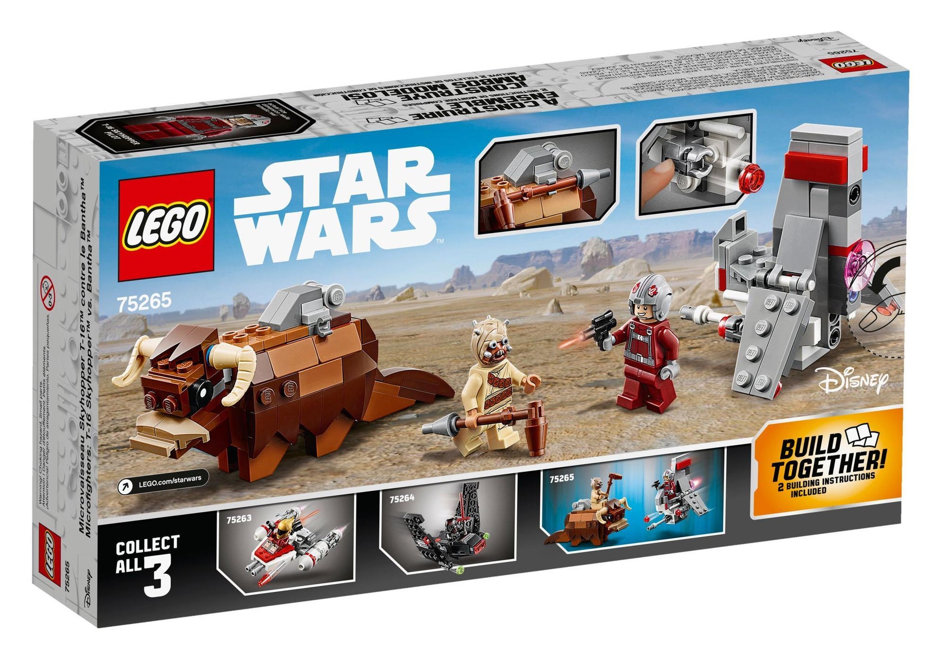 Lego 75265 Star Wars: T-16 Skyhopper vs Bantha Microfighter - plegobil