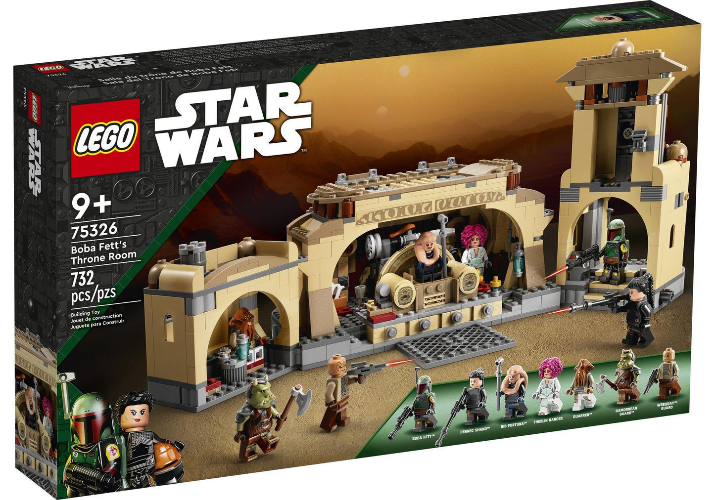 Lego 75326 Star Wars: Boba Fetts Thronsaal - plegobil