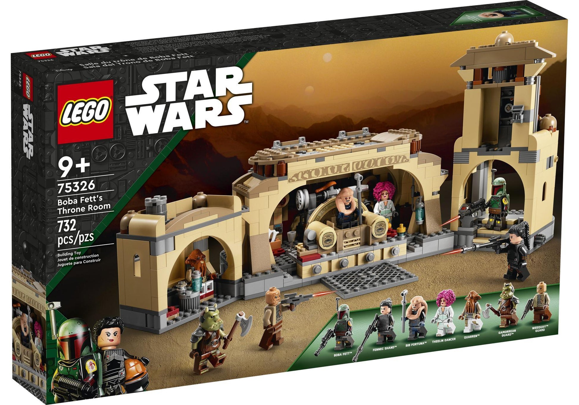 Lego 75326 Star Wars: Boba Fetts Thronsaal - plegobil