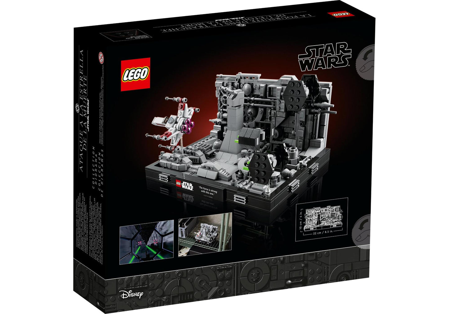 Lego 75329 Star Wars: Death Star Trench Run Diorama - plegobil