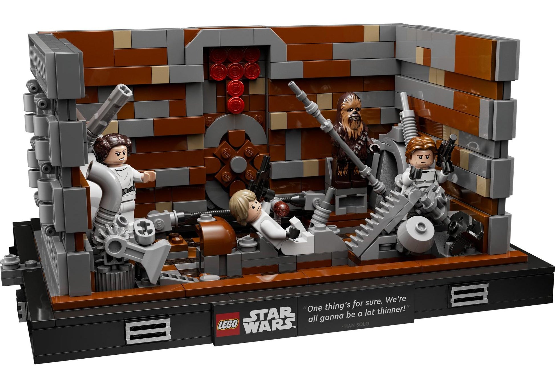 Lego 75339 Star Wars: Müllpresse im Todesstern - Diorama - plegobil