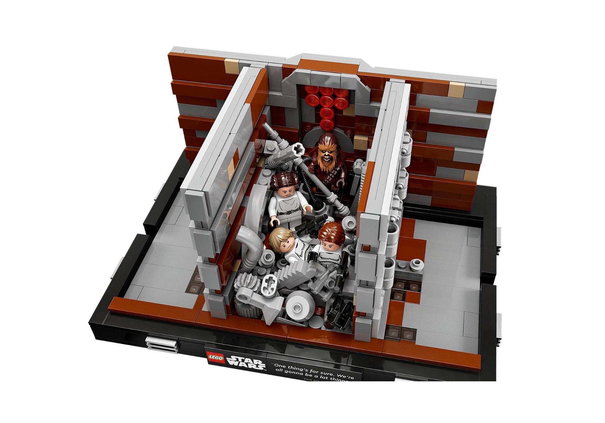 Lego 75339 Star Wars: Müllpresse im Todesstern - Diorama - plegobil