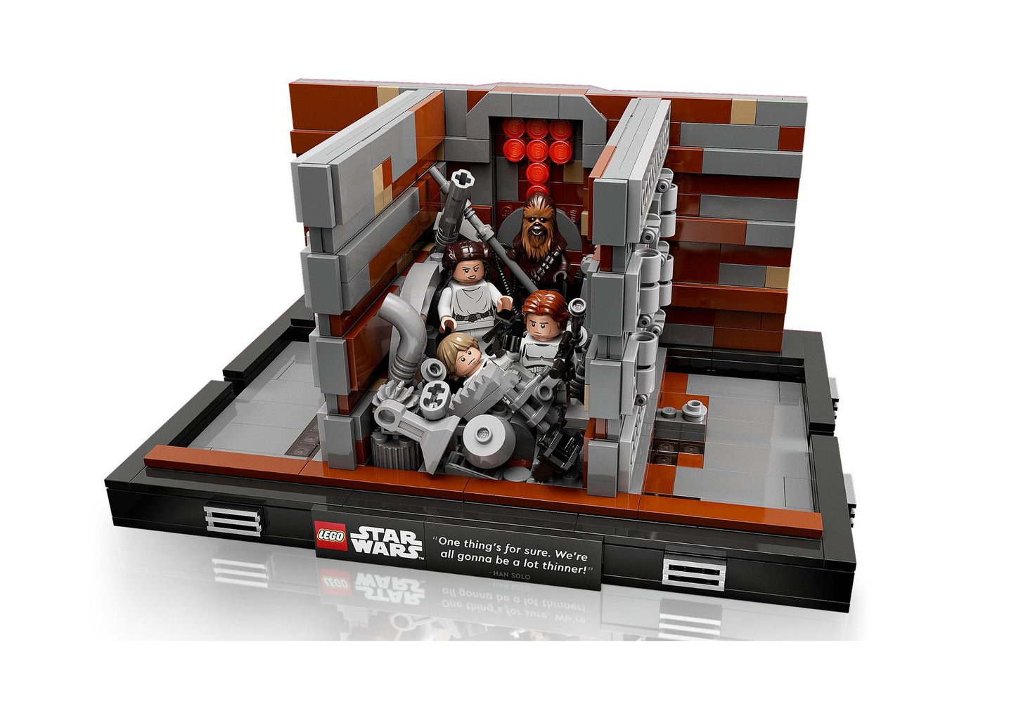 Lego 75339 Star Wars: Müllpresse im Todesstern - Diorama - plegobil