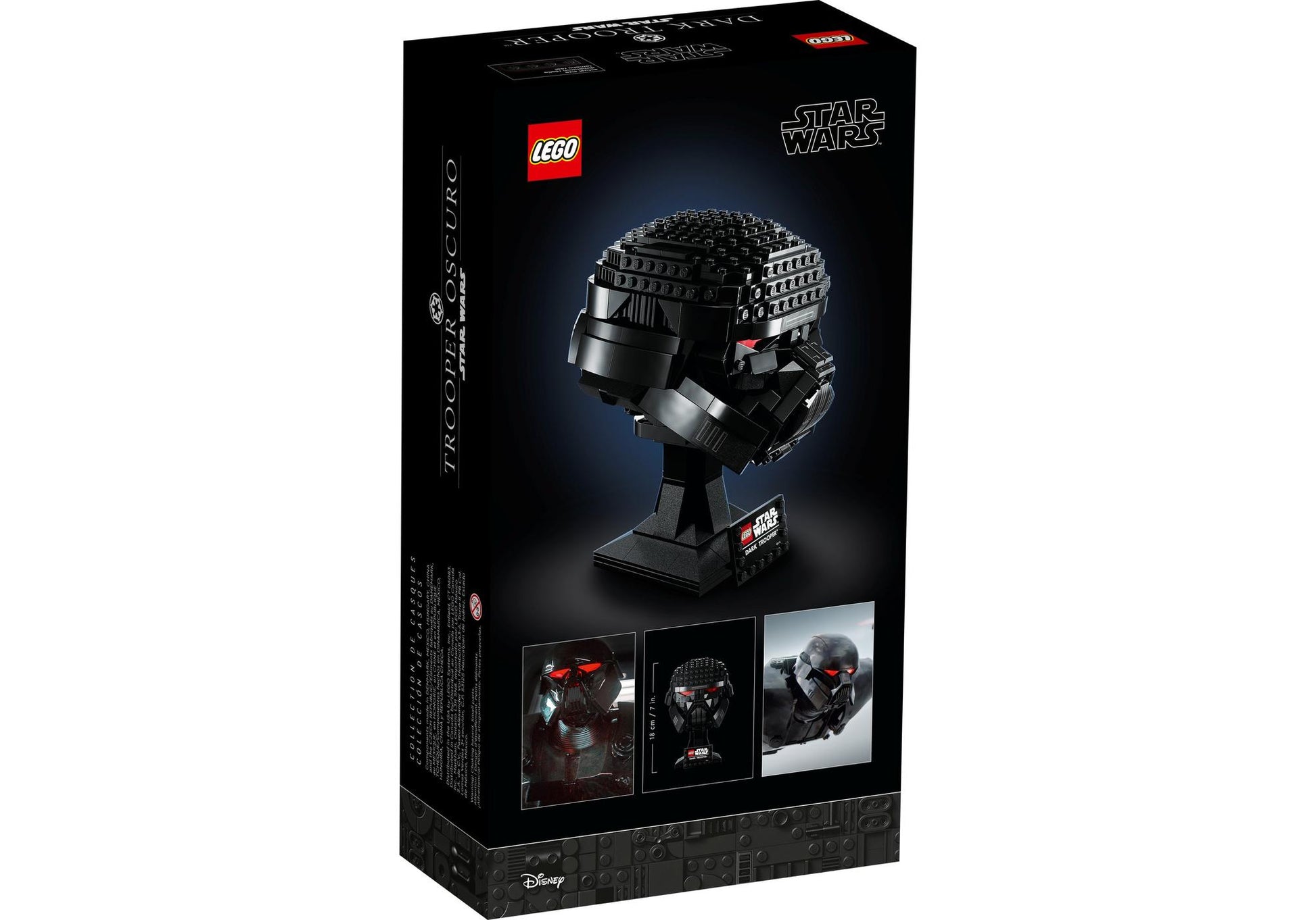 Lego 75343 Star Wars: Dark Trooper Helm - plegobil