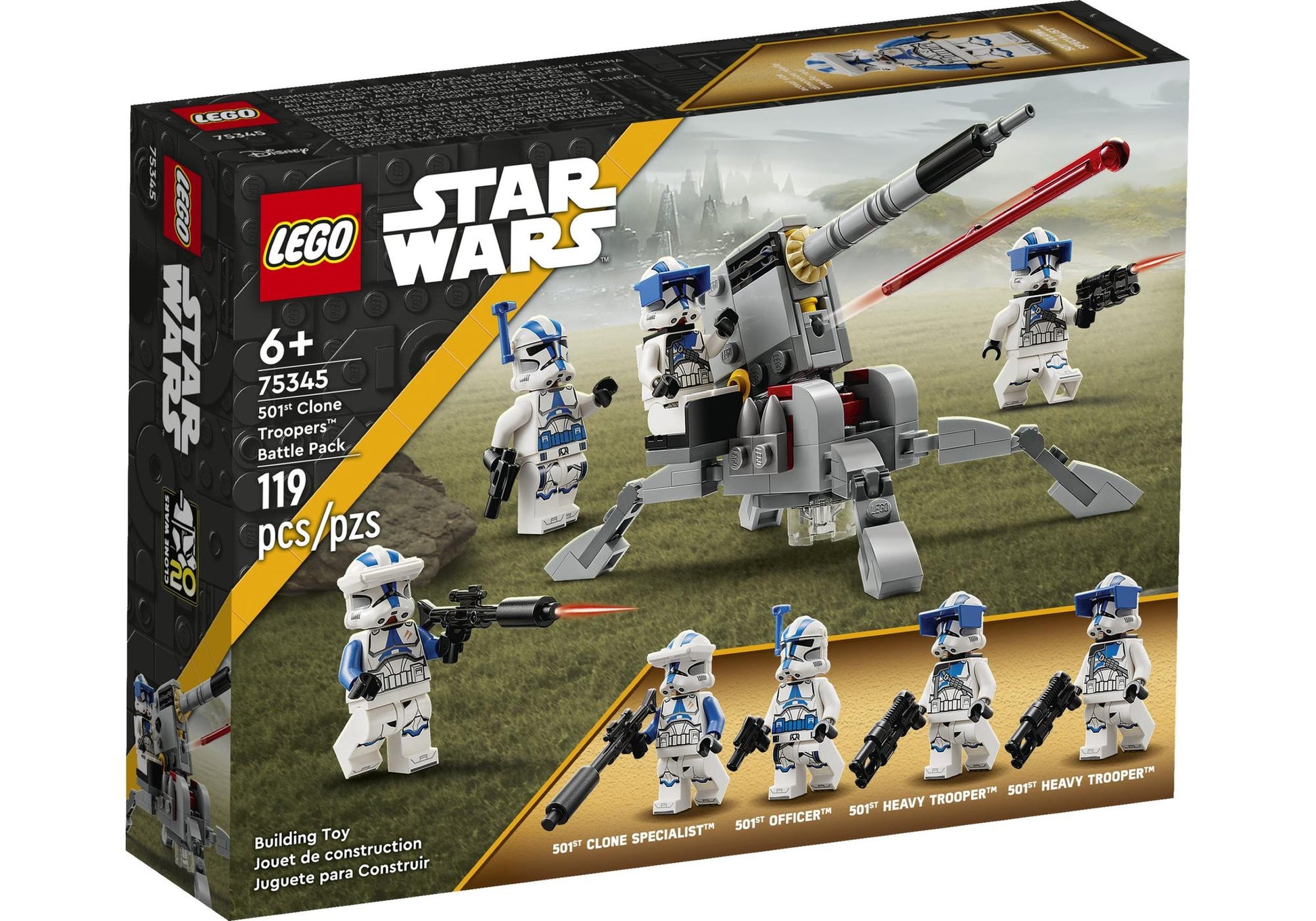 Lego 75345 Star Wars: 501st Clone Troopers Battle Pack - plegobil