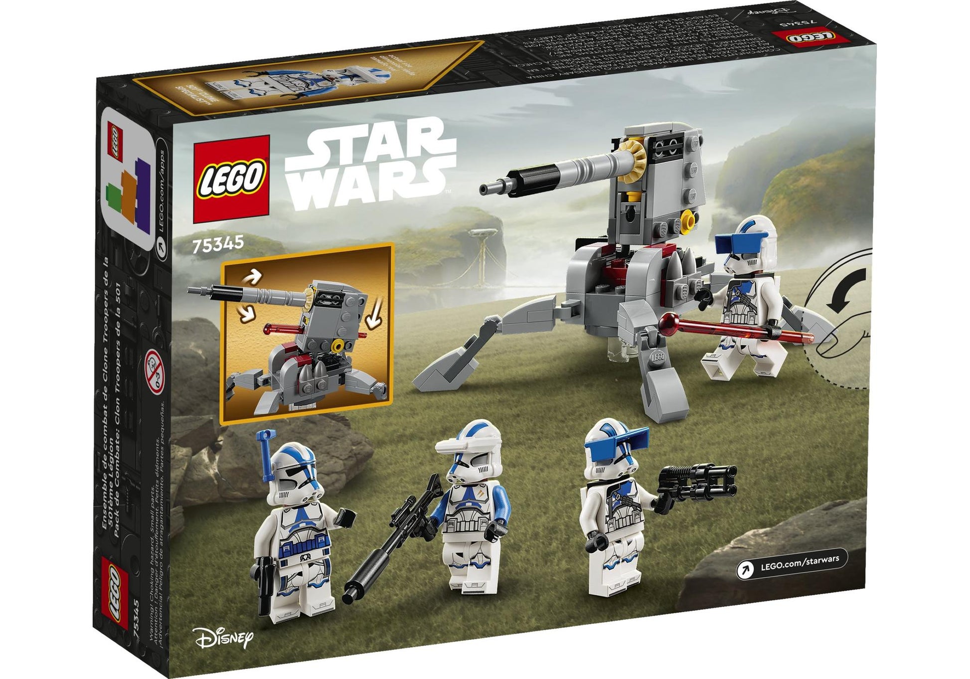 Lego 75345 Star Wars: 501st Clone Troopers Battle Pack - plegobil