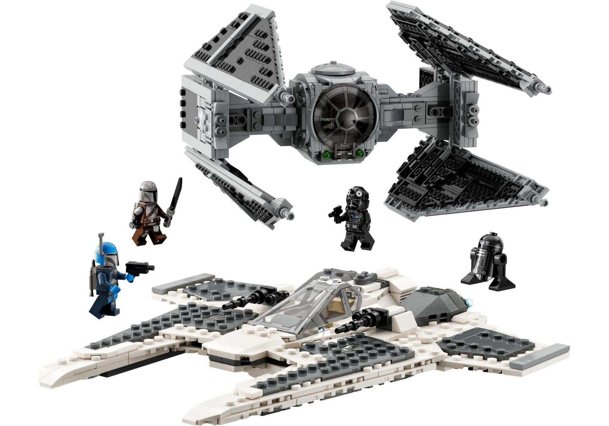 Lego 75348 Star Wars: Mandalorianischer Fang Fighter vs. TIE Interceptor - plegobil