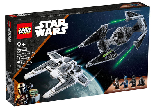 Lego 75348 Star Wars: Mandalorianischer Fang Fighter vs. TIE Interceptor - plegobil