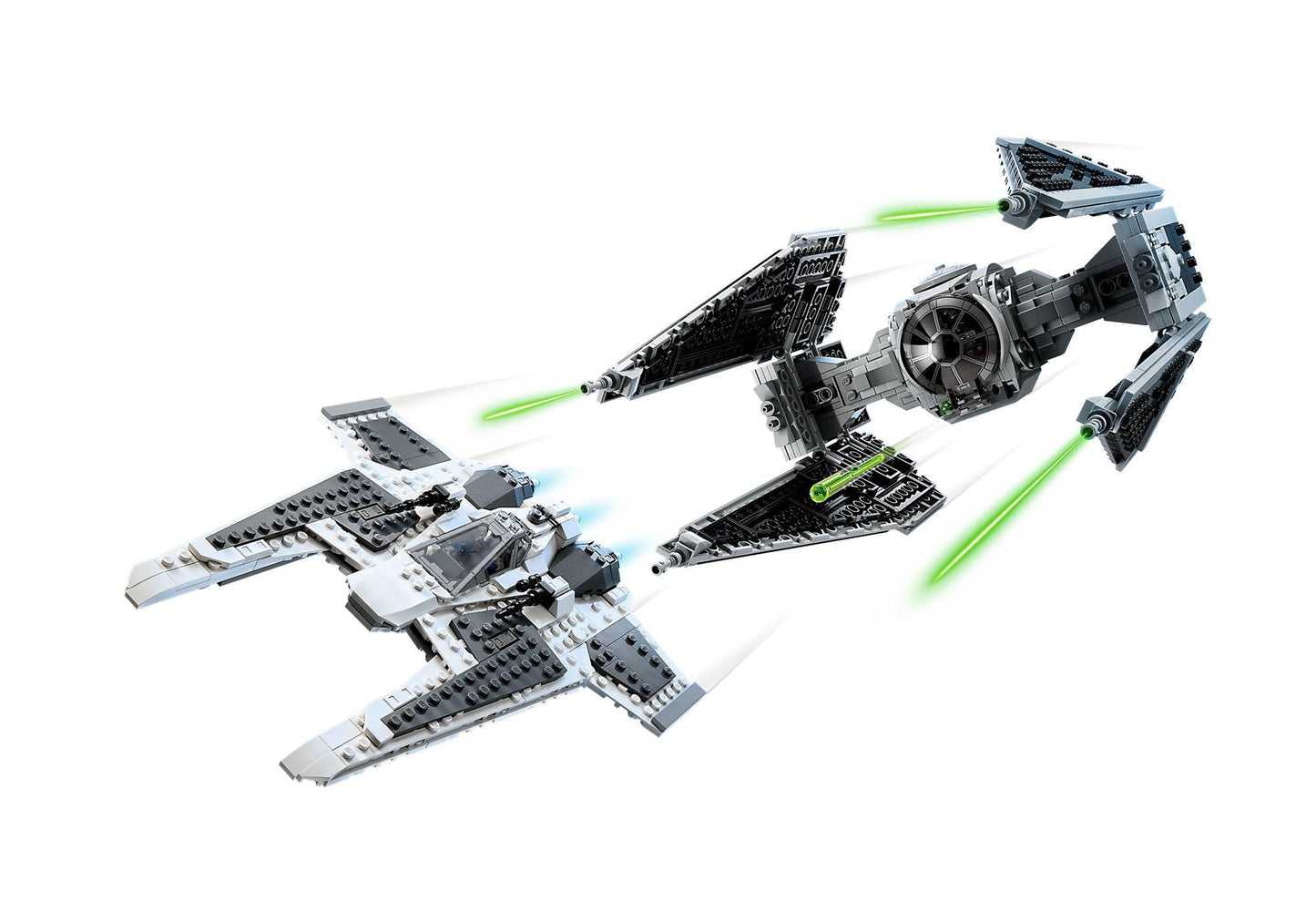 Lego 75348 Star Wars: Mandalorianischer Fang Fighter vs. TIE Interceptor - plegobil