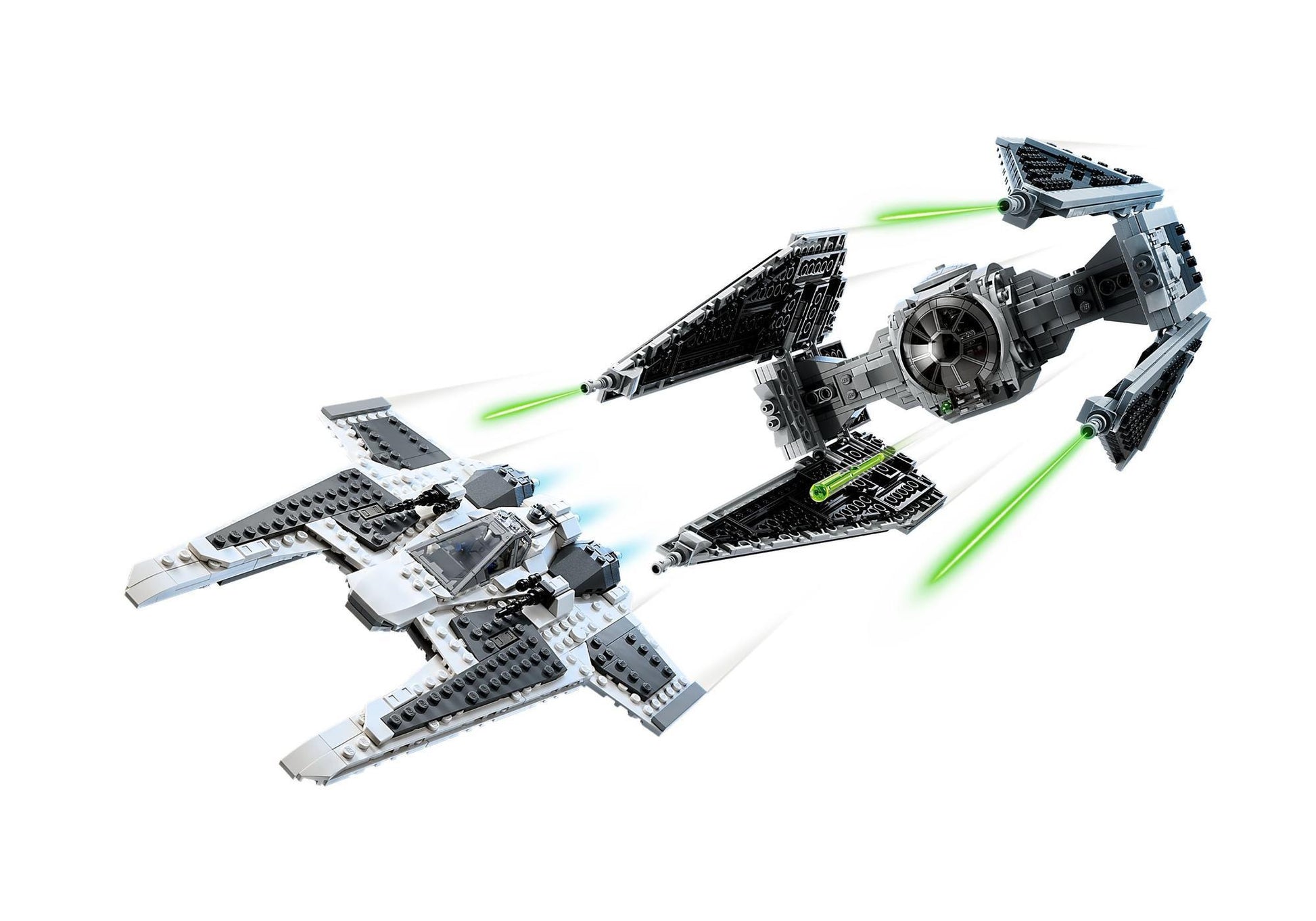 Lego 75348 Star Wars: Mandalorianischer Fang Fighter vs. TIE Interceptor - plegobil