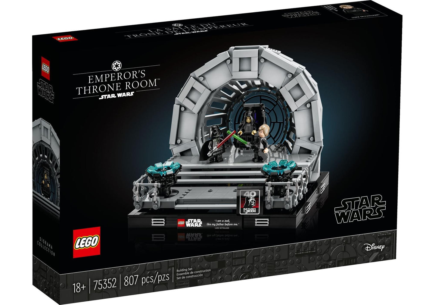 Lego 75352 Star Wars: Thronsaal des Imperators - Diorama - plegobil