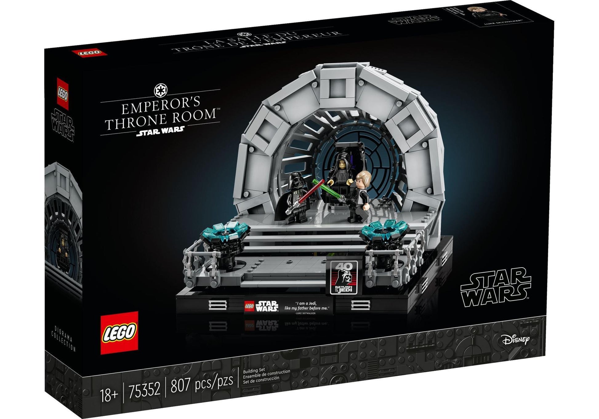 Lego 75352 Star Wars: Thronsaal des Imperators - Diorama - plegobil