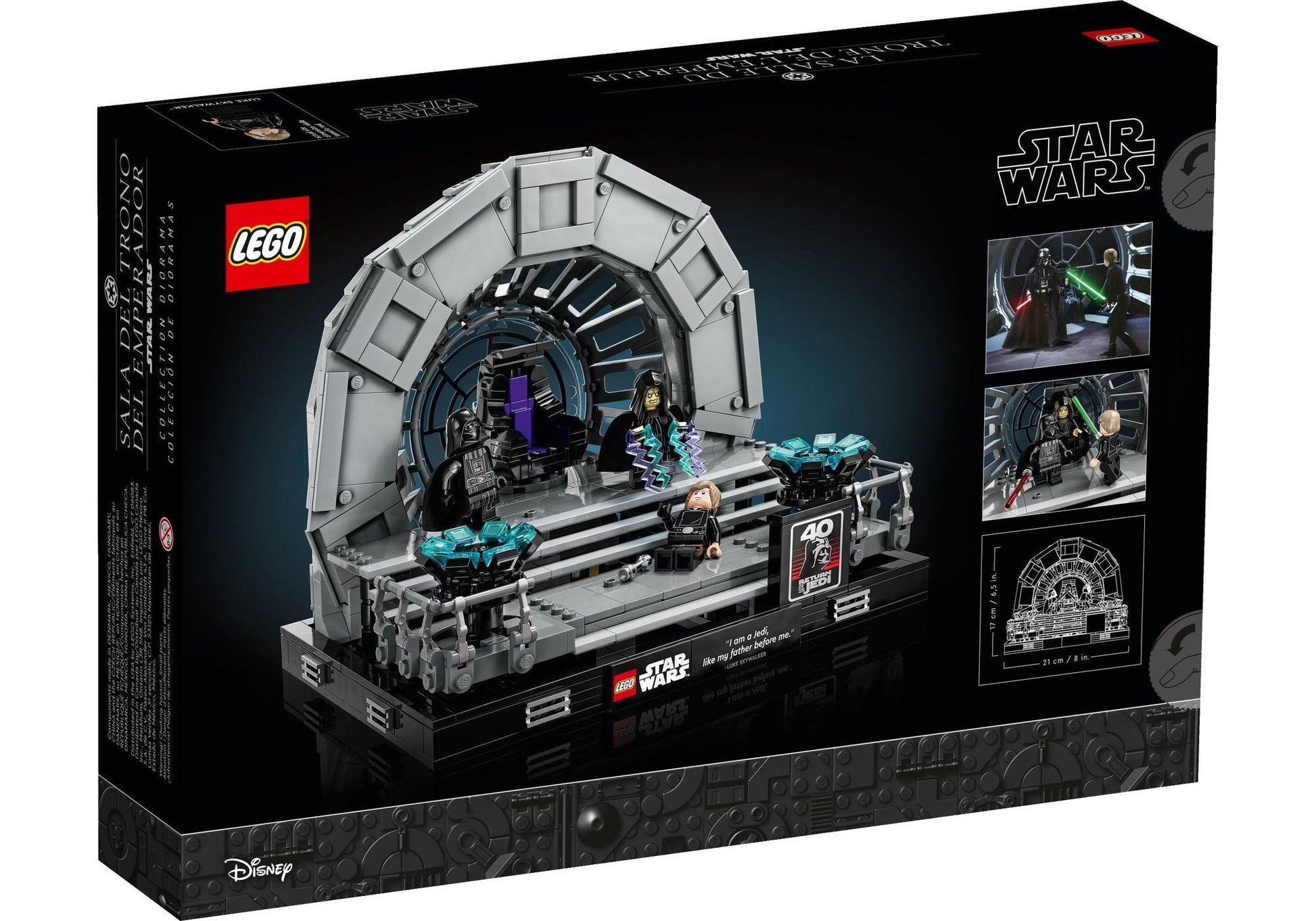 Lego 75352 Star Wars: Thronsaal des Imperators - Diorama - plegobil